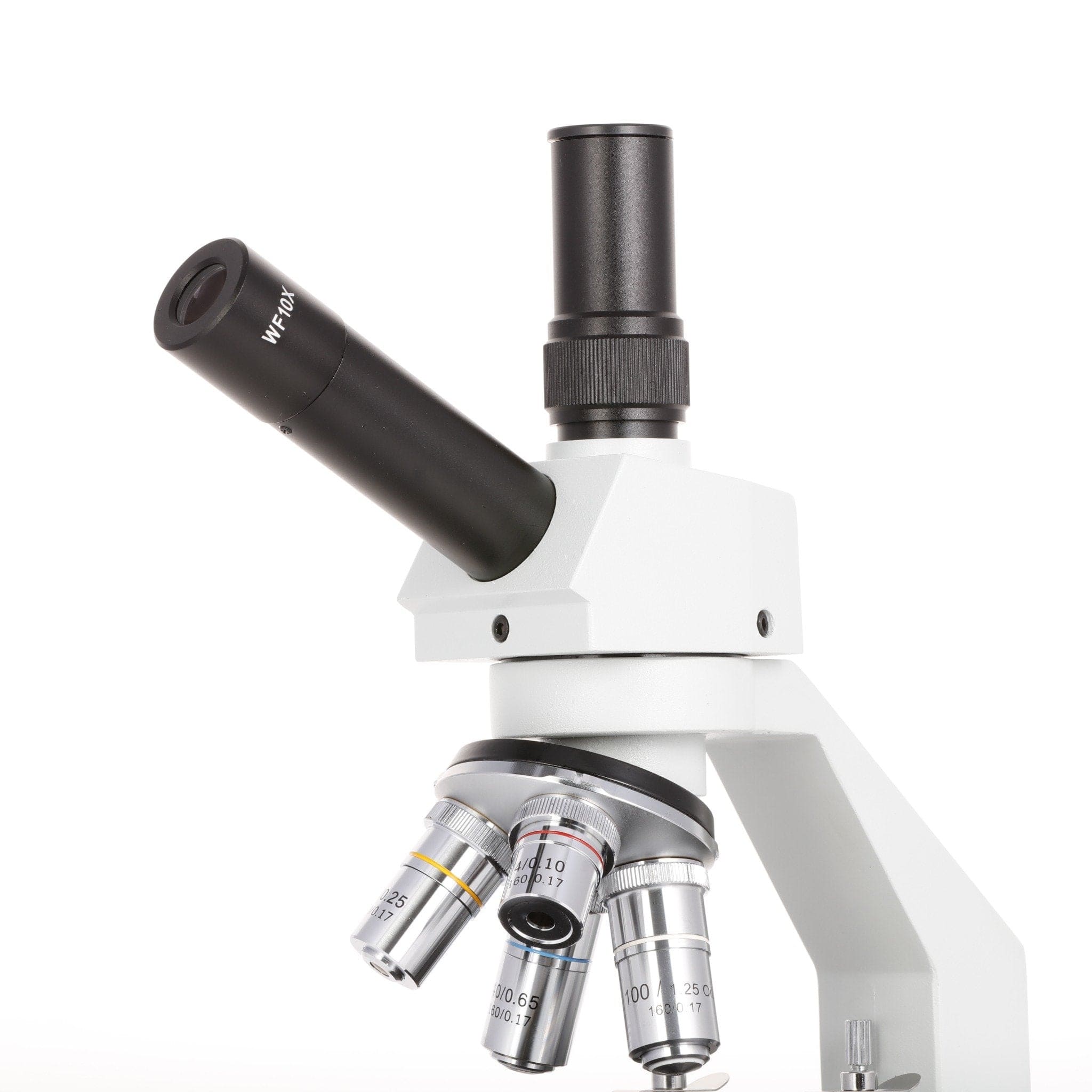 AmScope D120 Series Advanced Student High-Magnification Dual-View Monocular Compound Microscope - Image 7