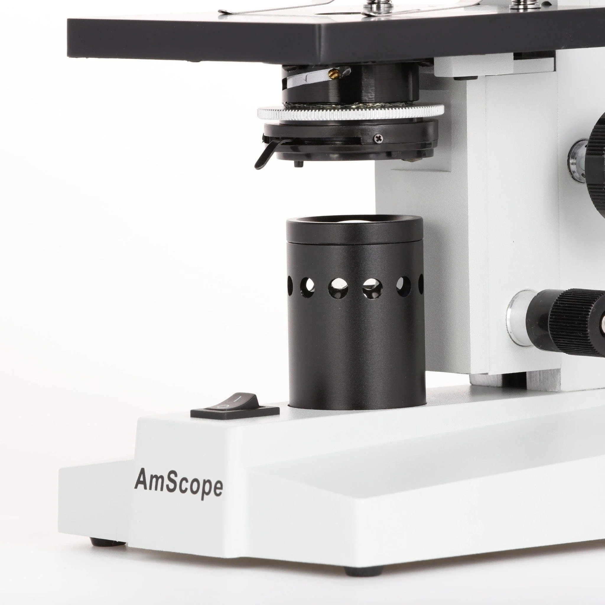 AmScope D120 Series Advanced Student High-Magnification Dual-View Monocular Compound Microscope - Image 8