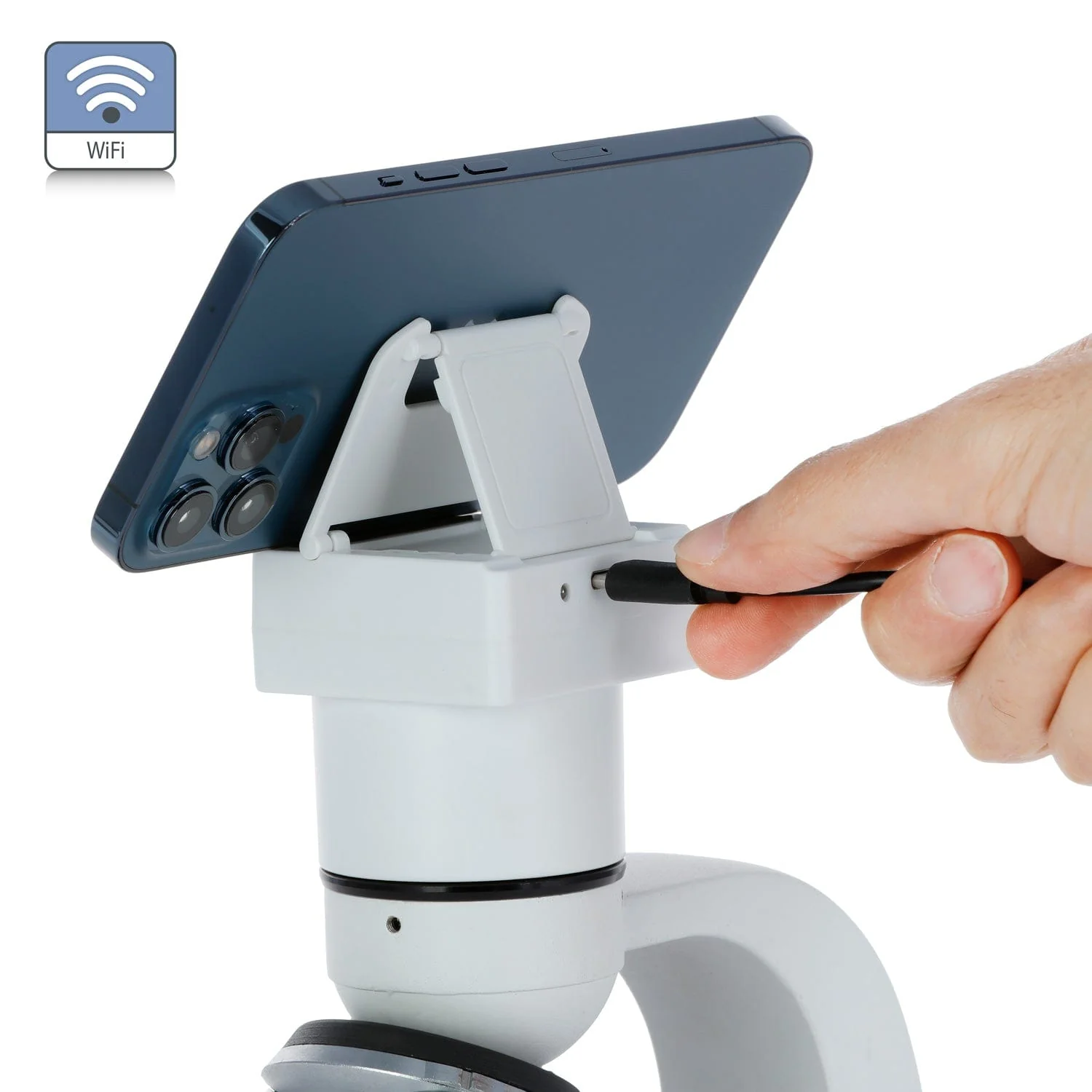 Amscope DM150-W Digital Compound Microscope for Kids – Up to 220X Top & Bottom LED Illumination LCD Screen, Photo & Video Capture, STEM Learning - Image 3