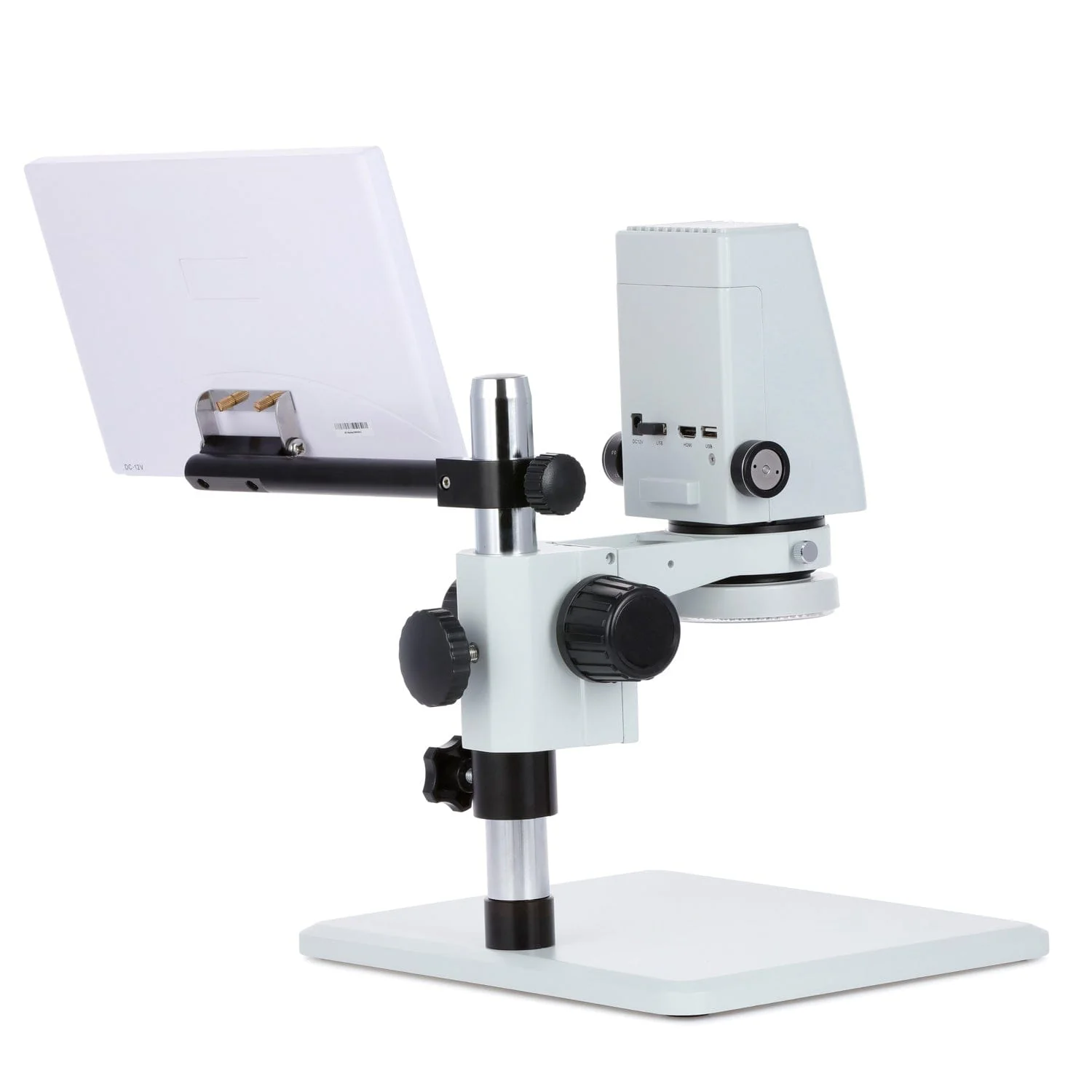 AmScope DM750 Series Zoom Tabletop Video Inspection Digital Microscope System 0.7X-5X Magnification Optional 1080p Monitor & 3D Rotary Viewer - Image 13