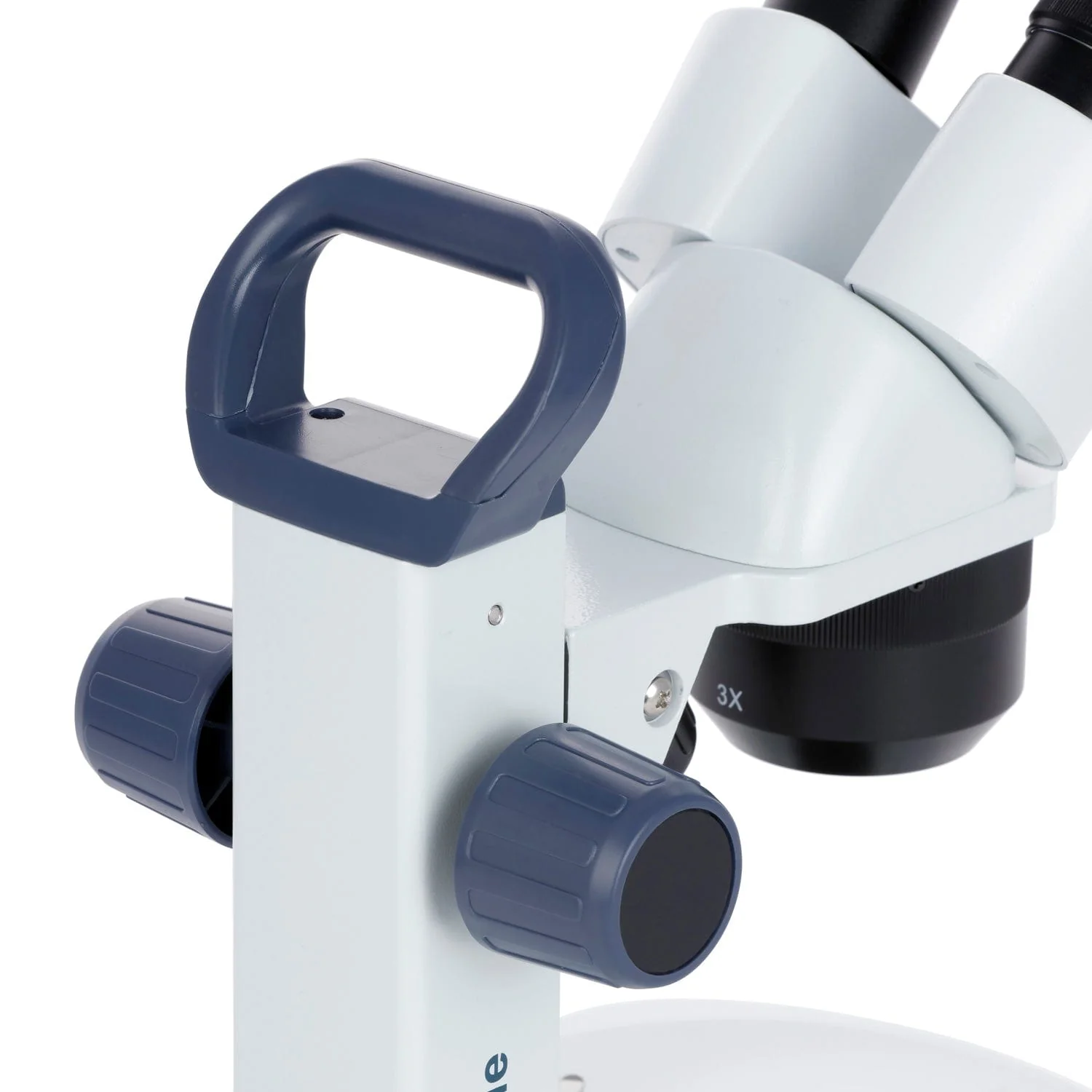 Euromex EduBlue Series Binocular Stereo Microscope 10X-30X Magnification with with 1X/3X Objective Lenses on Dual Illumination Track Stand - Image 5