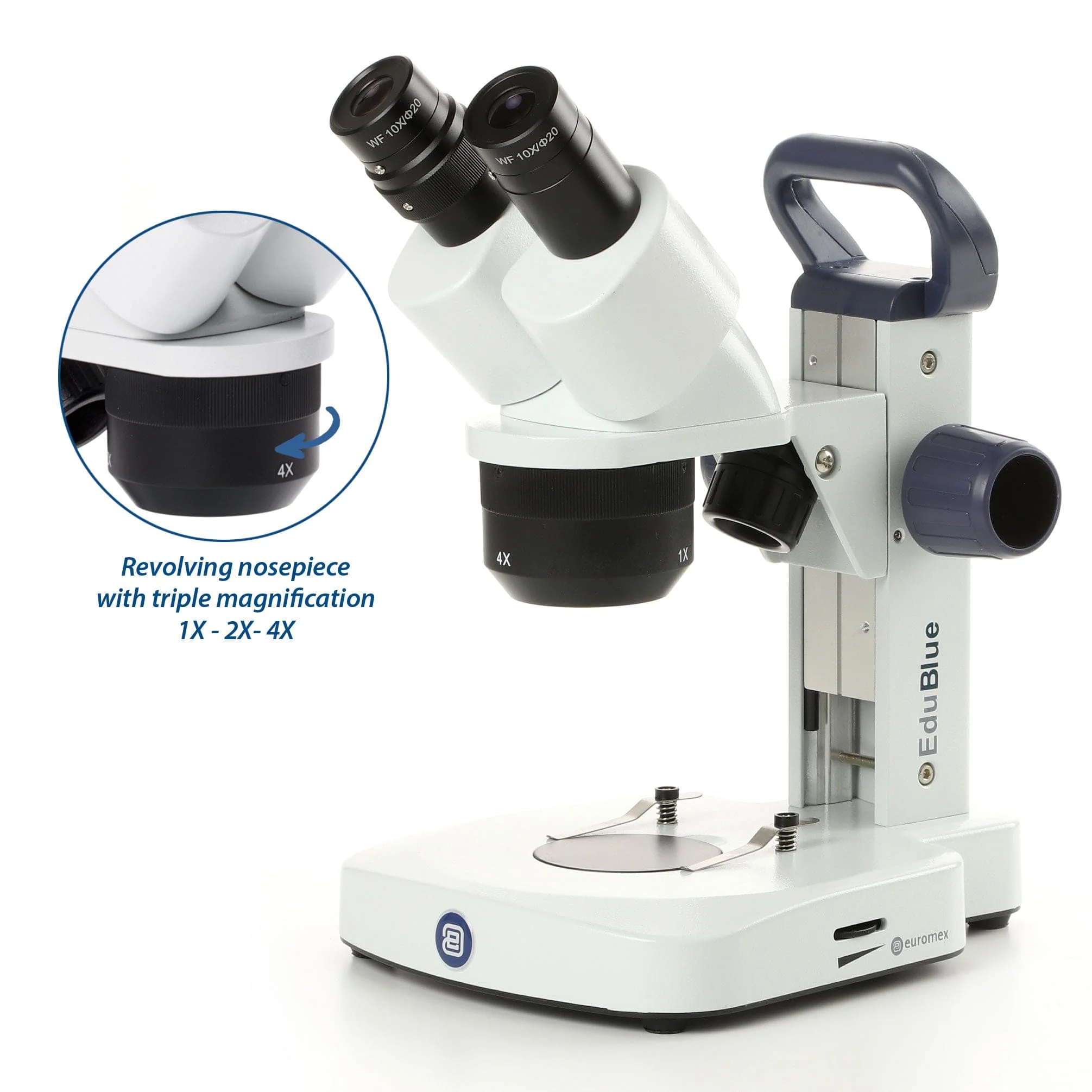 Euromex EduBlue Series Digital Binocular Stereo Microscope 10X-40X Magnification with Built-in 5.0 MP - Image 3