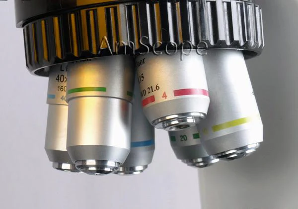 AmScope FM800 Series Epi-fluorescence Trinocular Compound Microscope - Image 7