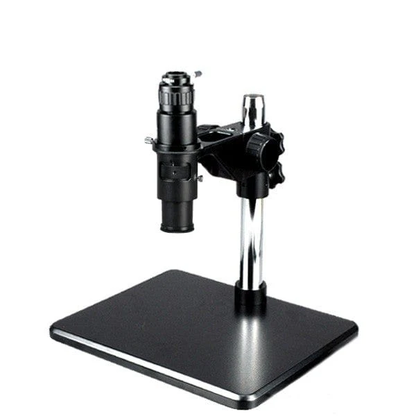 AmScope H800 Zoom Inspection Monocular Stereo Microscope 0.7X-5X Magnification with LED Ring Light on Table Stand and HDMI Camera - Image 5