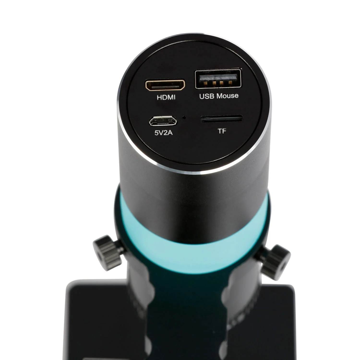 AmScope HHD Series All-In-One 2.1MP Professional Polarizing HDMI Handheld Digital Microscope with 10X-280X, LED Ring Illuminator, and Table Stand - Image 5