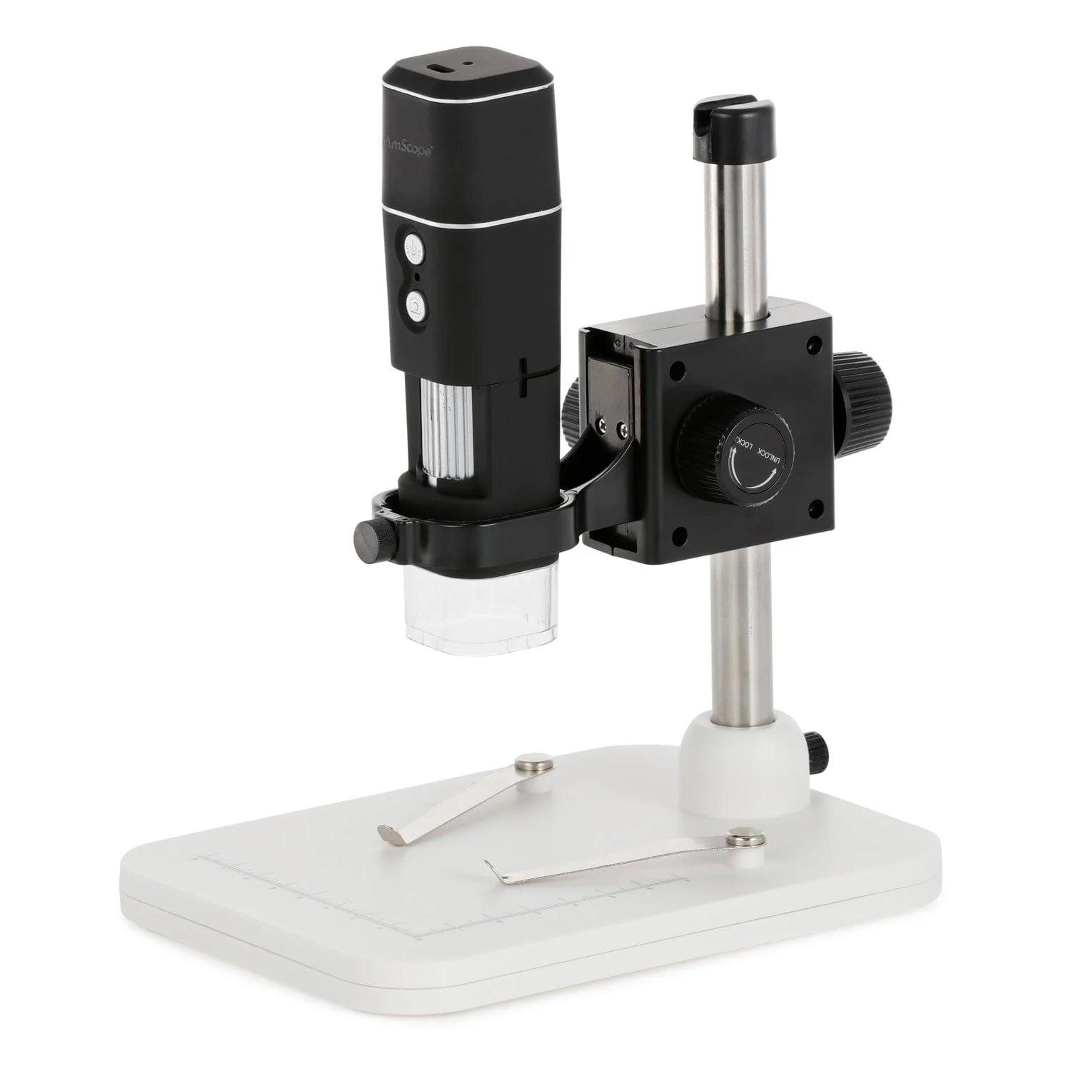 Amscope HHD510-W Handheld Digital Microscope – LED Illumination, Photo & Video Capture, STEM Learning