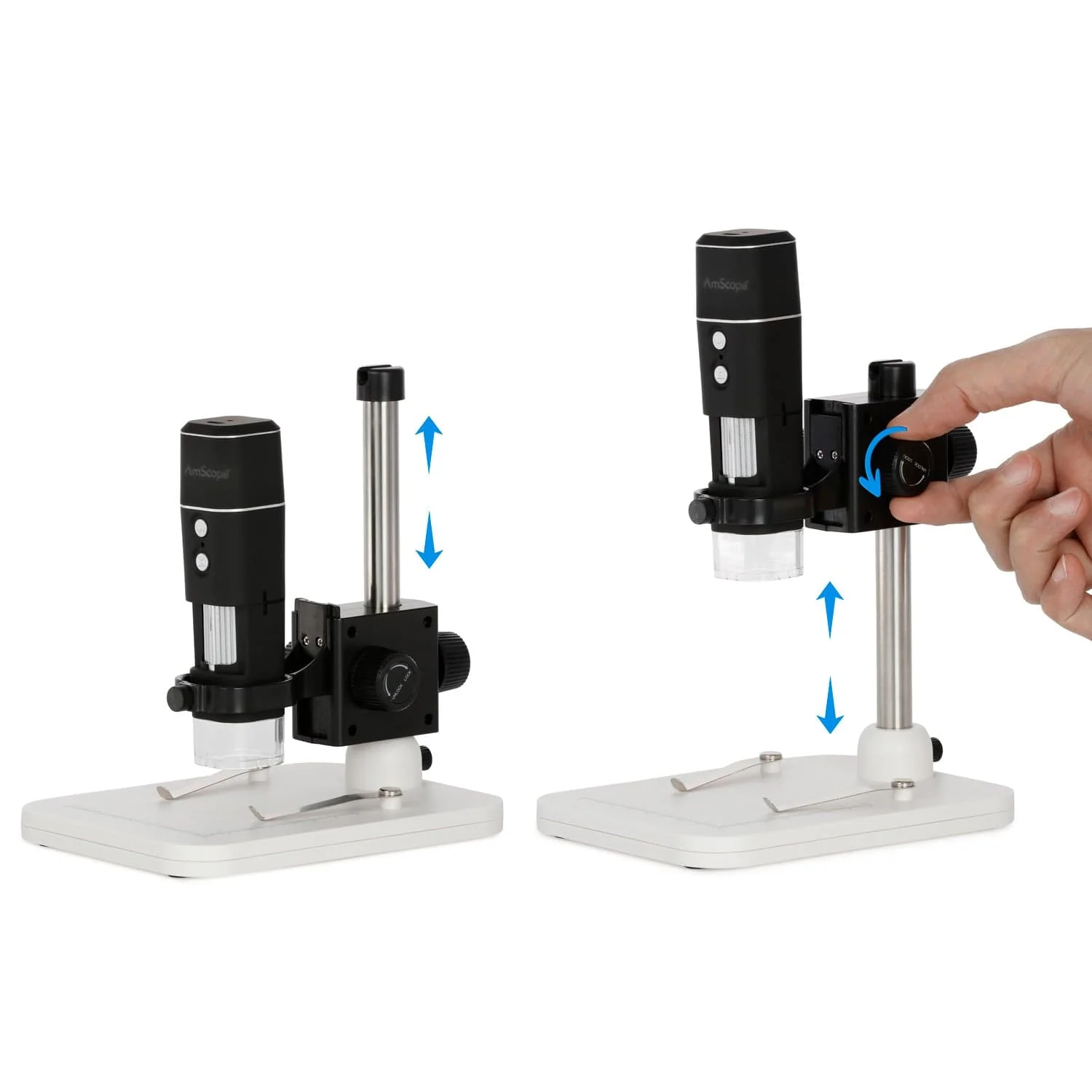 Amscope HHD510-W Handheld Digital Microscope – LED Illumination, Photo & Video Capture, STEM Learning - Image 2