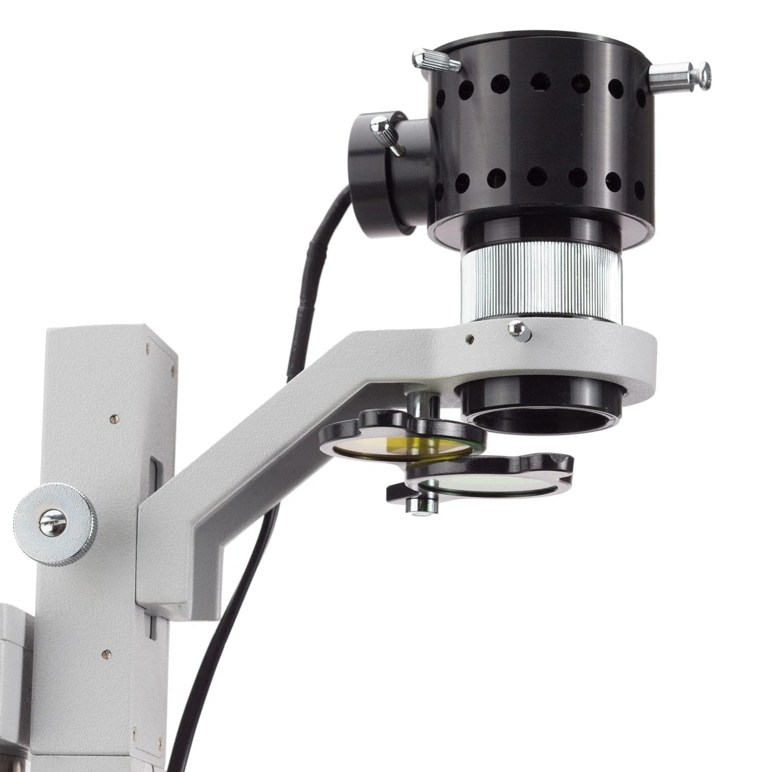 AmScope IN200 Series Inverted Biological Trinocular Compound Microscope with 50W Halogen and Optional Digital Camera - Image 8