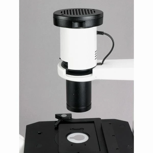 AmScope IN300 Series Inverted Phase-Contrast Biological Trinocular Compound Microscope with 30W Halogen and Optional Digital Camera - Image 8