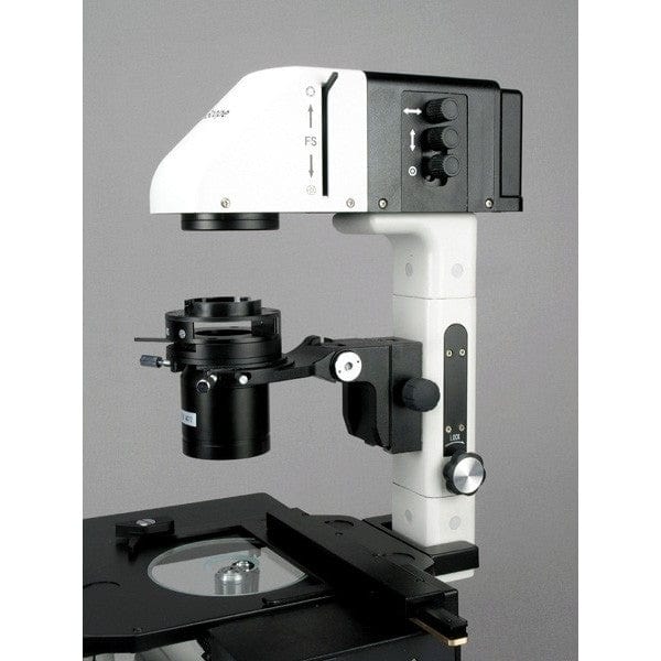 AmScope IN480 Series Inverted Infinity-Corrected Phase-Contrast Trinocular Compound Microscope With Active-Cooling Digital Camera - Image 7