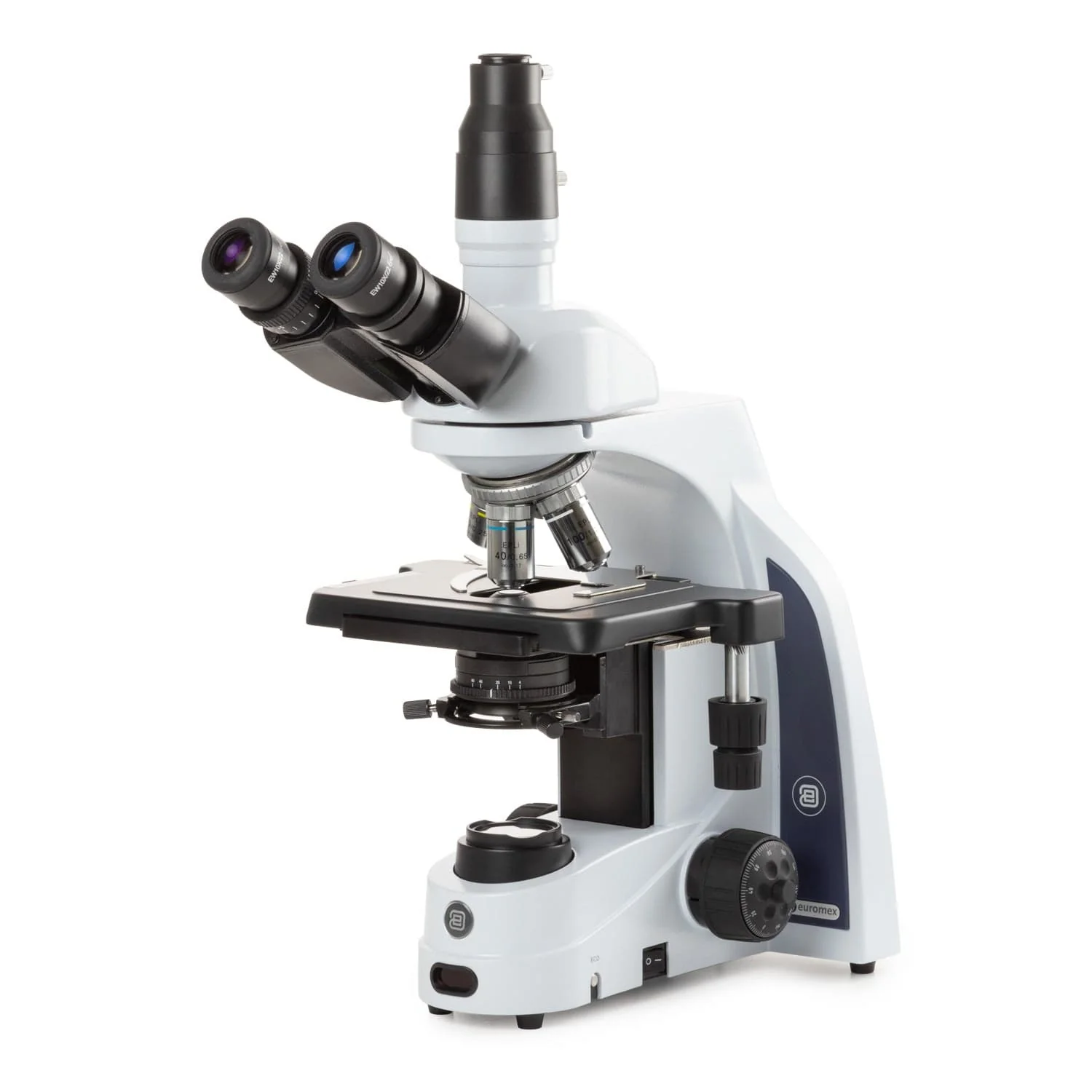 Euromex iScope Series Trinocular Compound Microscope w/ E-plan IOS objectives - Image 2