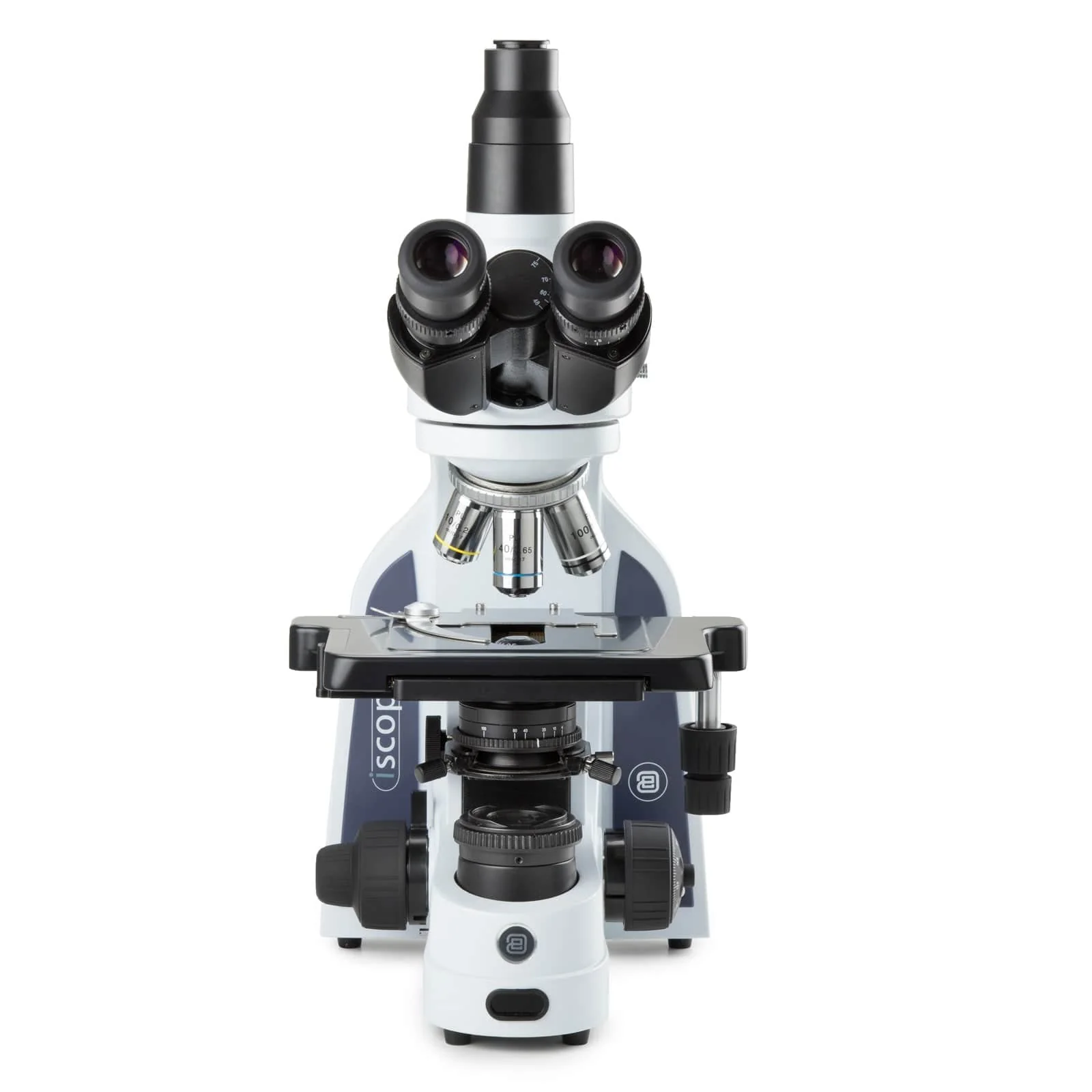 Euromex iScope Series Trinocular Compound Microscope w/ E-plan IOS objectives - Image 5