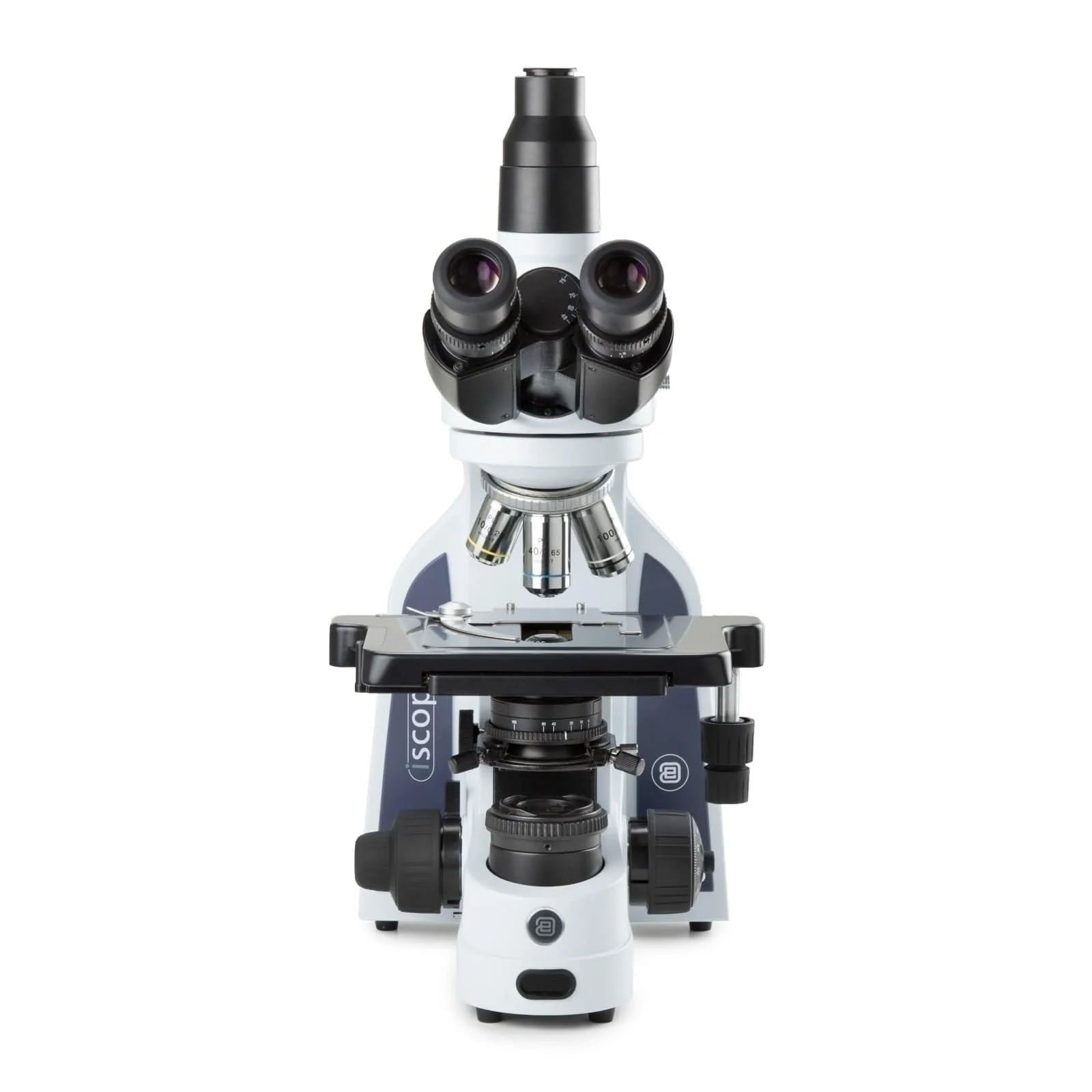 Euromex iScope Series Trinocular Compound Microscope with Plan IOS Objectives - Image 3