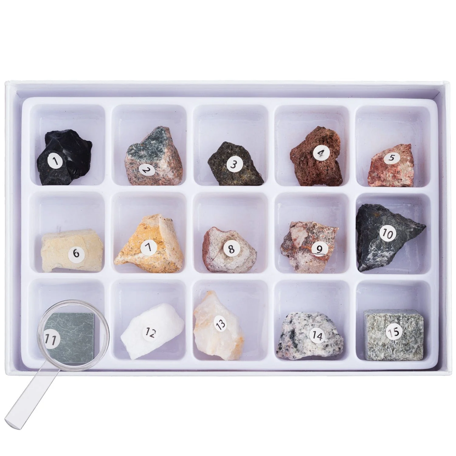 AmScope Kid's Natural Gemstone Explorer Series Set featuring 60X-120X Portable LED Handheld Microscope, Ultimate Natural Gemstone Activity Set and more - Image 5