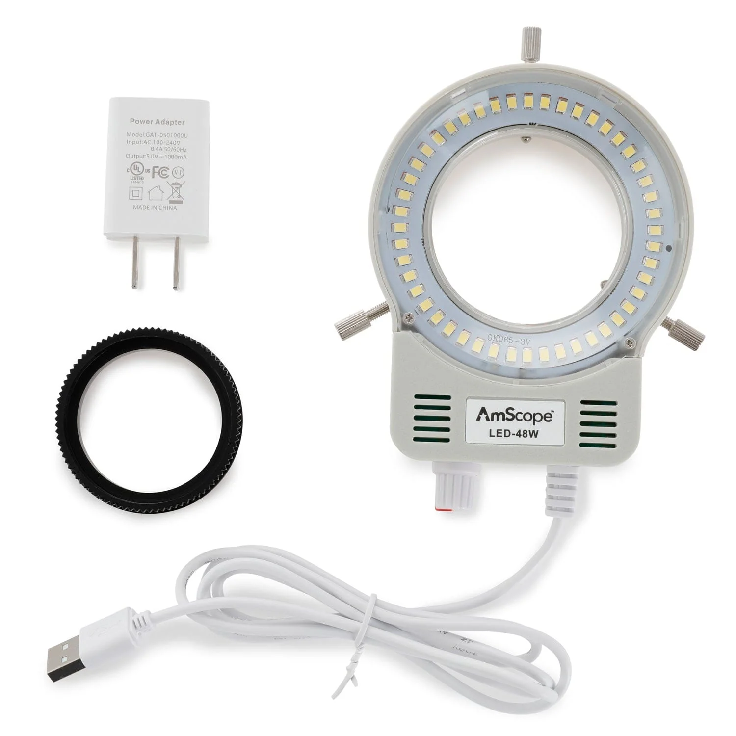 AmScope 48 LED Microscope Ring Light with Dimmer - Image 6