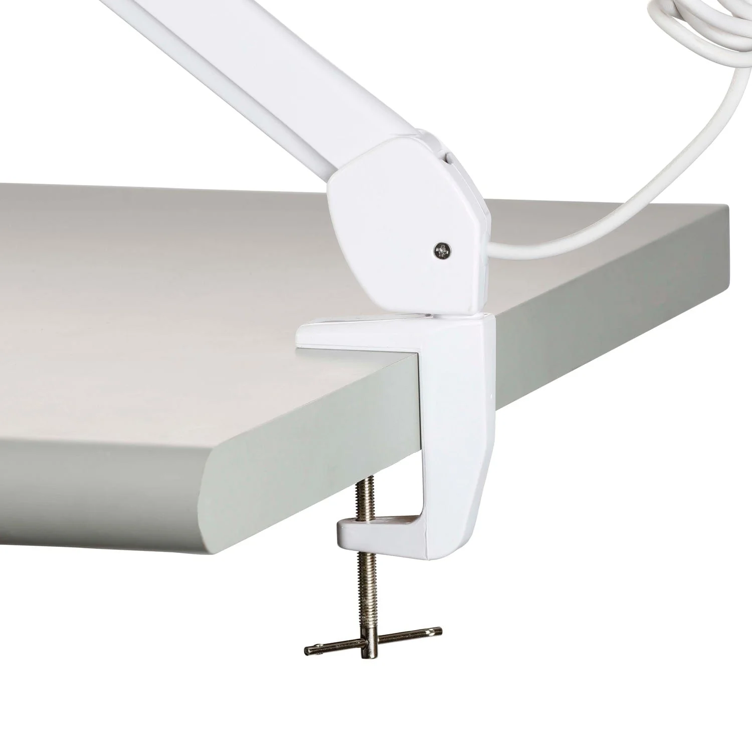 AmScope 12W 72 LED Task Lamp on Articulating Arm with Table Clamp - Image 4
