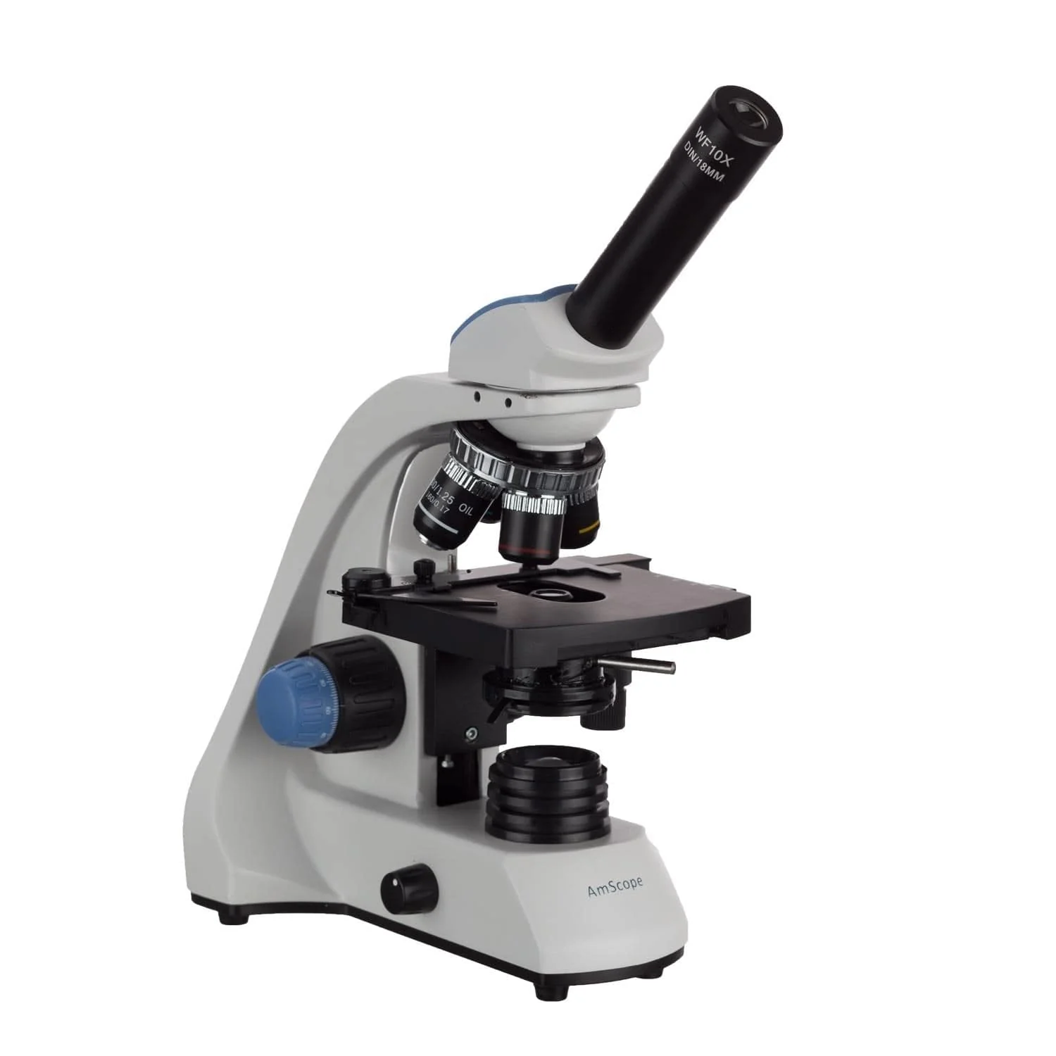 AmScope M250 Series Compact Monocular LED Compound Microscope - Image 4