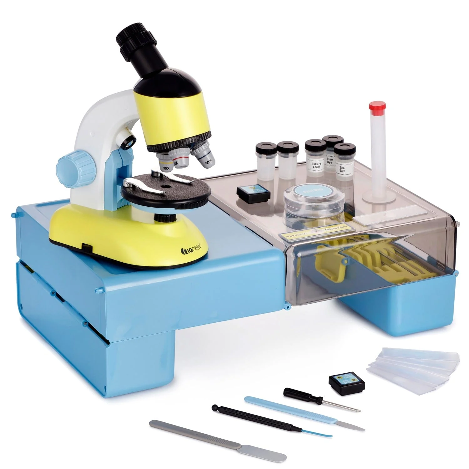 Amscope M44-KT Monocular Compound Microscope for Kids – 40X–1000X LED Illumination STEM Education Microscopes, Student Lab Microscopes, Biological Science Microscopes - Image 4