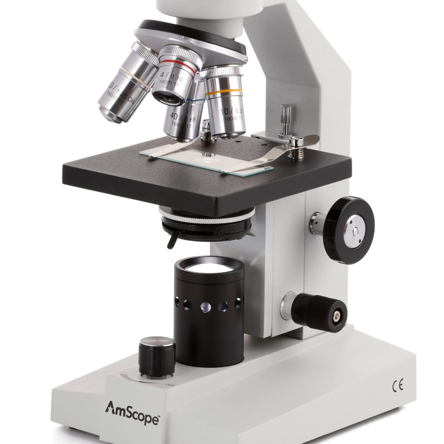 AmScope M500 Series Monocular LED Student Compound Microscope - Image 11