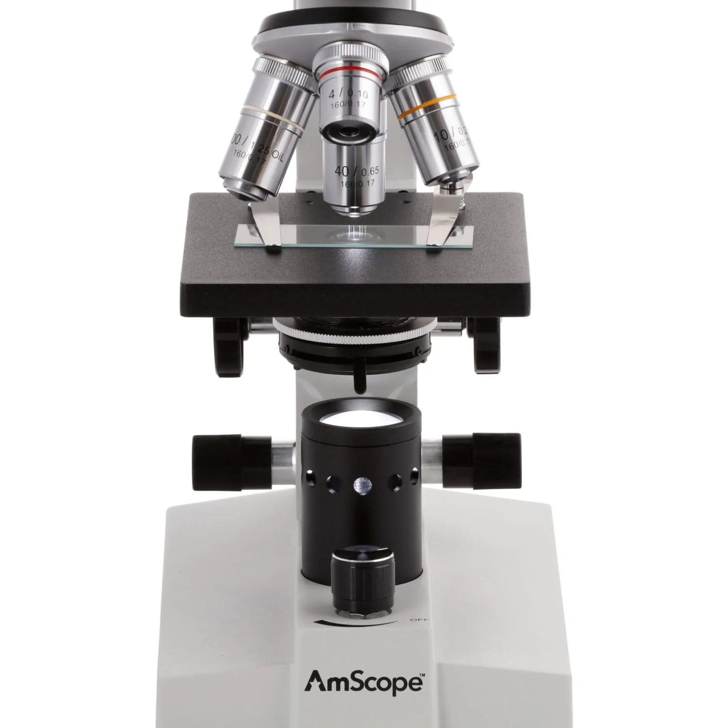 AmScope M500 Series Monocular LED Student Compound Microscope - Image 12