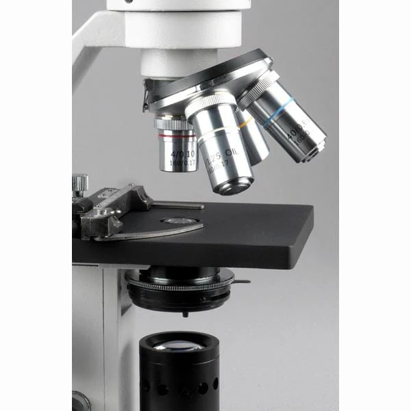 AmScope M500 Series LED Student Monocular Compound Microscope with Mechanical Caliper - Image 6
