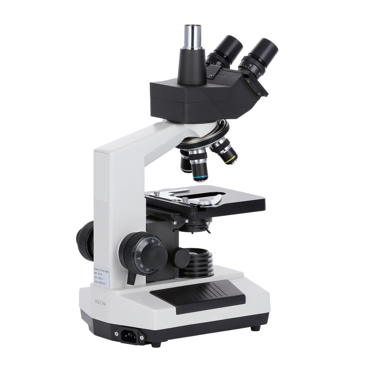 OMAX M837 Series Lab Trinocular Compound Microscope With Optional Digital Camera - Image 5
