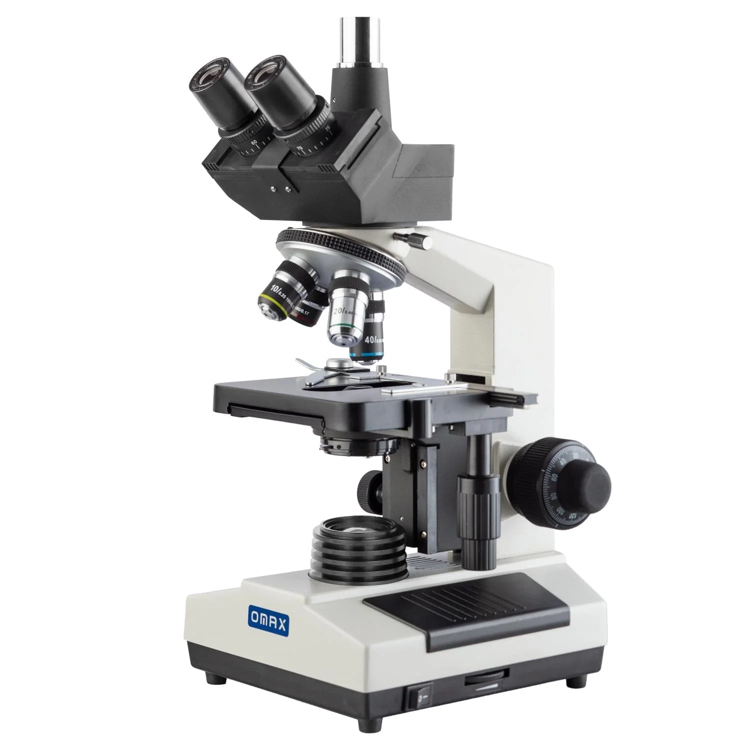 OMAX M837 Series Trinocular Compound Microscope With Optional Digital Camera for Soil Studies