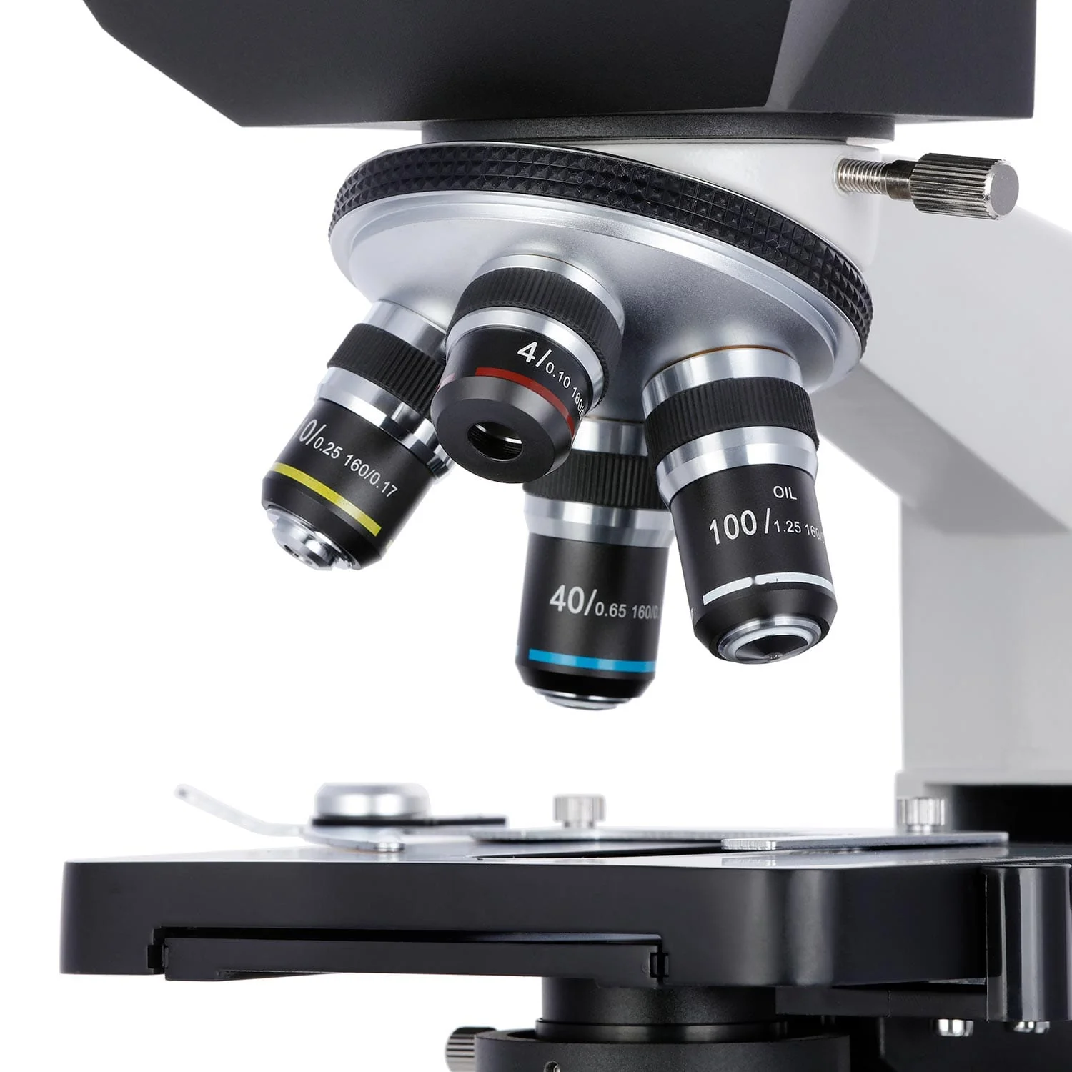 OMAX M837L Series Trinocular Lab Compound Microscope with LED Illumination and Optional Digital Camera - Image 6