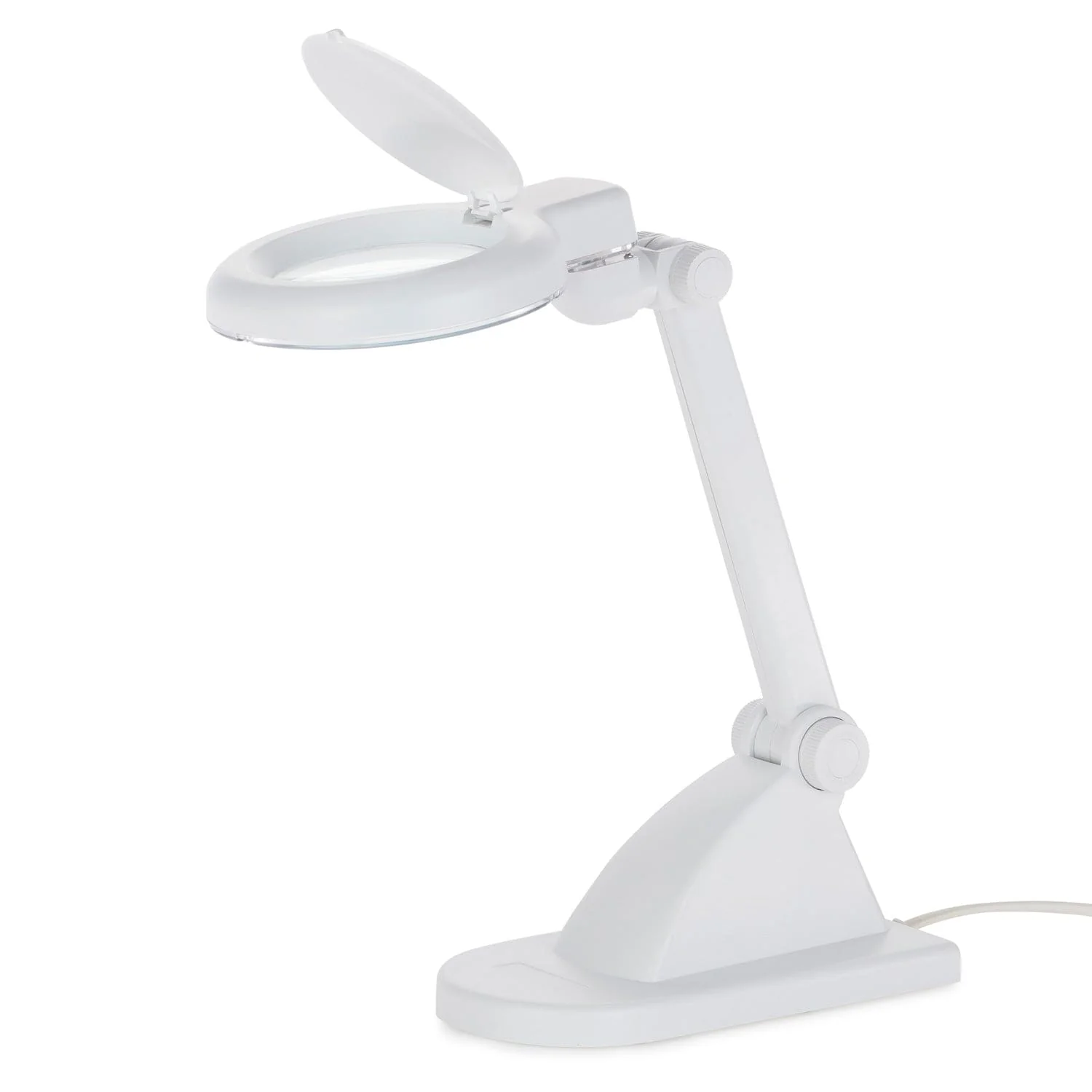 AmScope 2.25X & 4X Magnification 3.5" Lens 30 LED Table Top Magnifying Lamp
