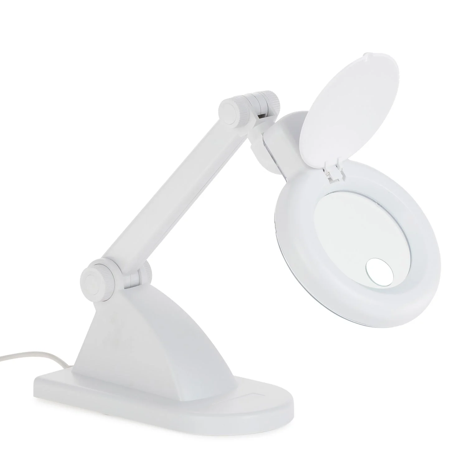 AmScope 2.25X & 4X Magnification 3.5" Lens 30 LED Table Top Magnifying Lamp - Image 2