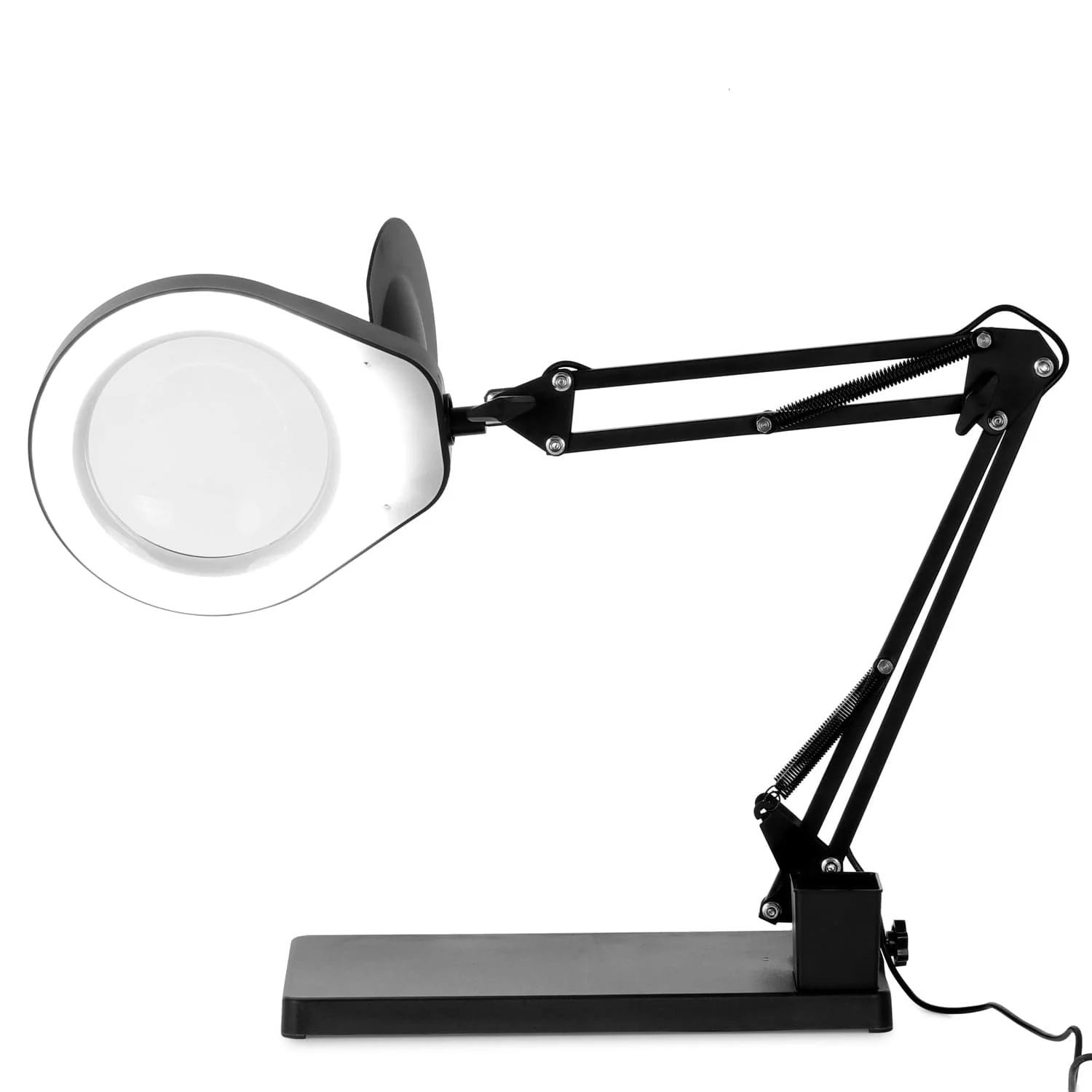AmScope 2.375X Magnification 5" Lens 80 LED 10W Tabletop Magnifying Lamp - Image 5