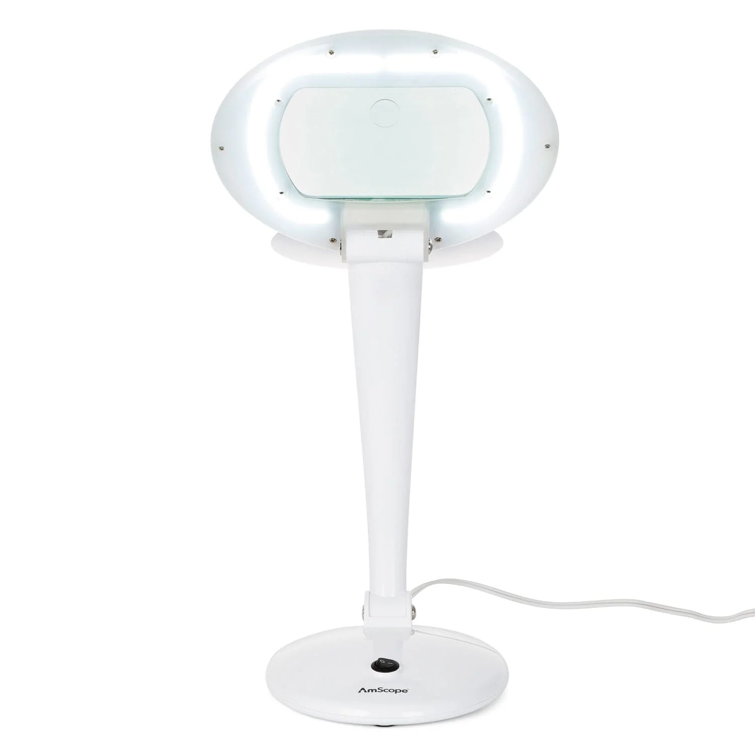 AmScope 1.75X & 4X Magnification 5" Diameter Lens 56 LED 9W Tabletop Magnifying Lamp - Image 5