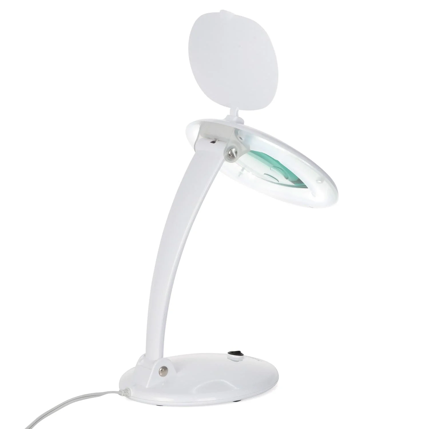 AmScope 1.75X & 4X Magnification 5" Diameter Lens 56 LED 9W Tabletop Magnifying Lamp - Image 6