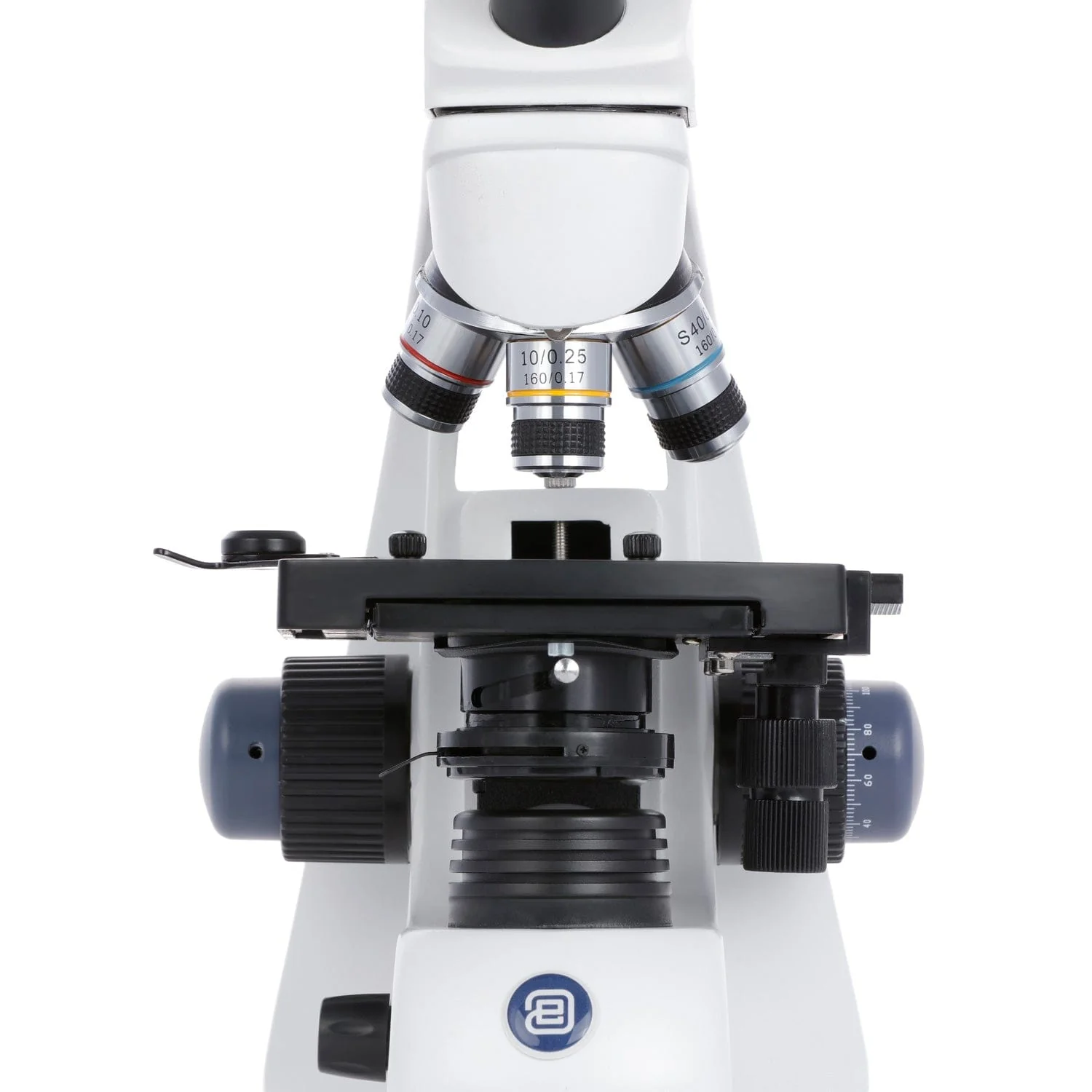 Euromex MicroBlue Series Portable Student Monocular Compound Microscope 40X-1000X Magnification with Mechanical Stage - Image 4