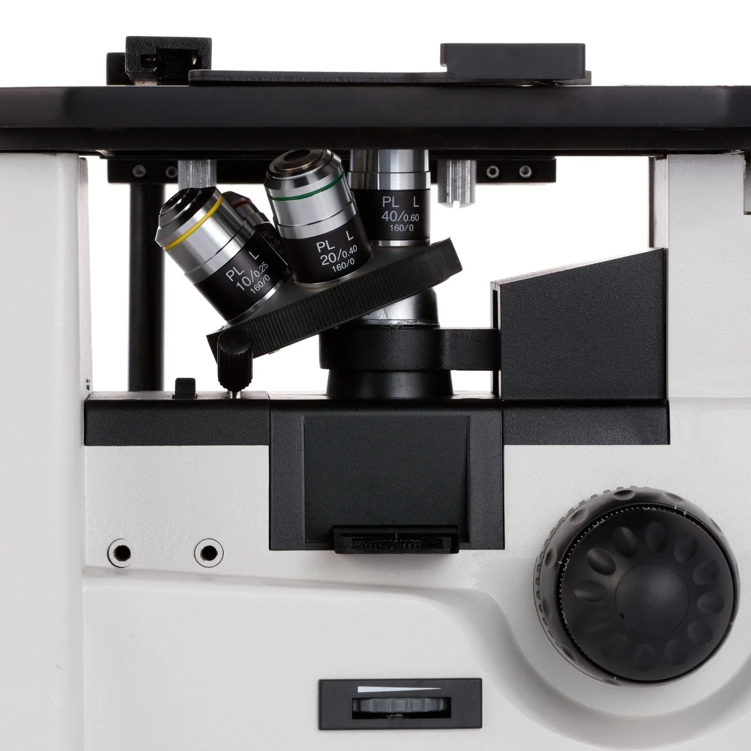 AmScope ME1400 Series Inverted Plan Optics Polarizing Metallurgical Trinocular Compound Microscope with Optional Digital Camera - Image 8