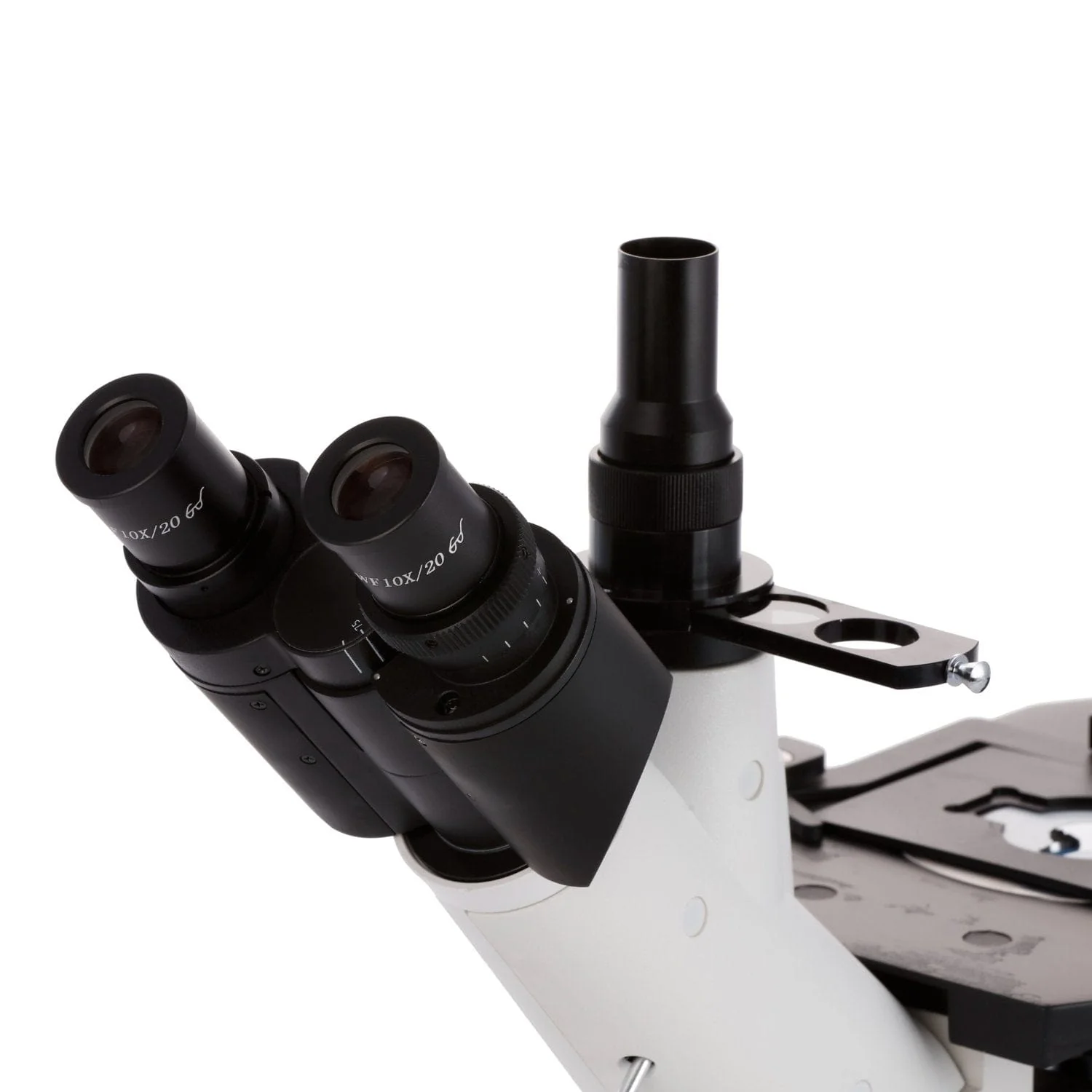 AmScope ME1400 Series Inverted Plan Optics Polarizing Metallurgical Trinocular Compound Microscope with Optional Digital Camera - Image 9