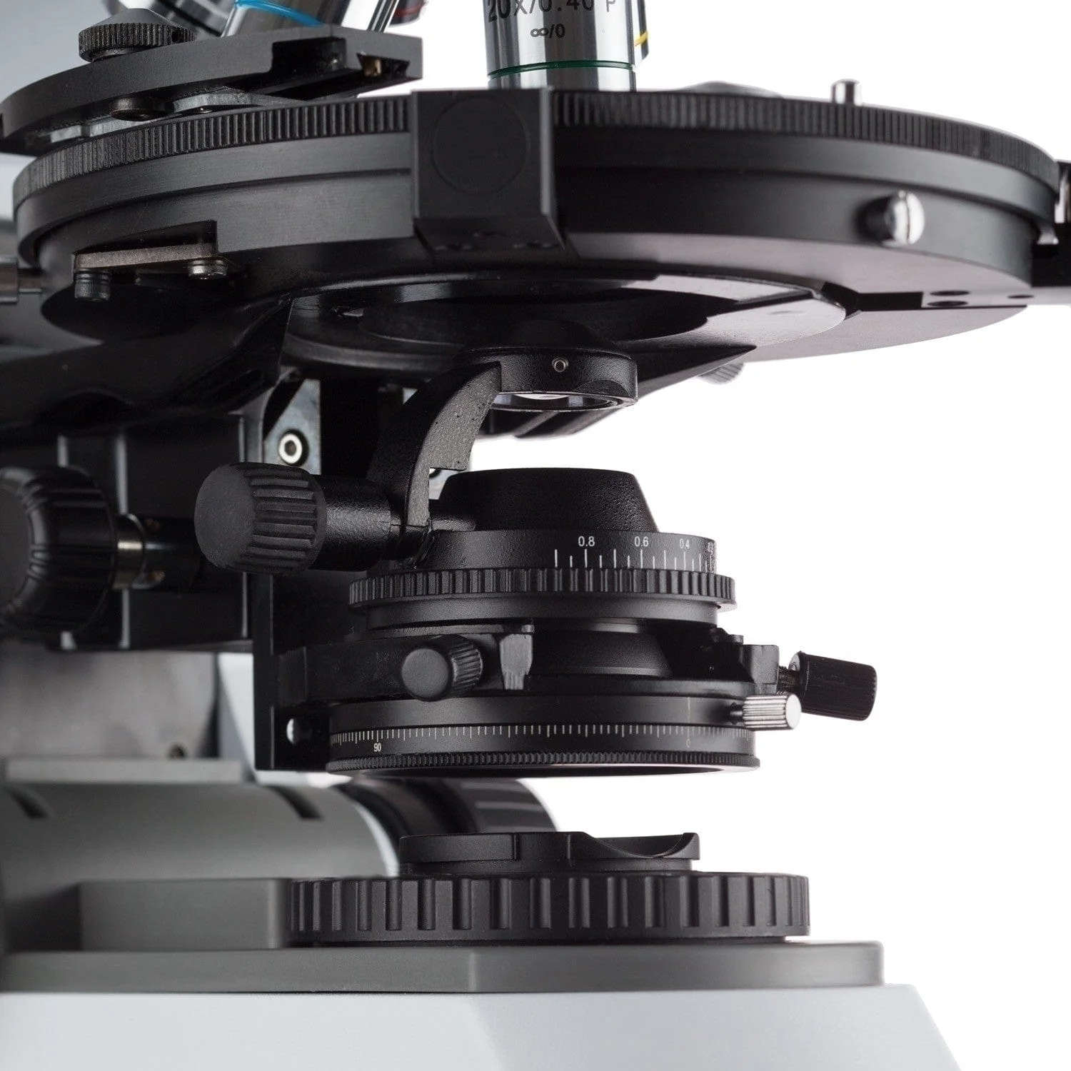 AmScope PZ620 Series Dual-illumination Polarizing Trinocular Compound Microscope - Image 4
