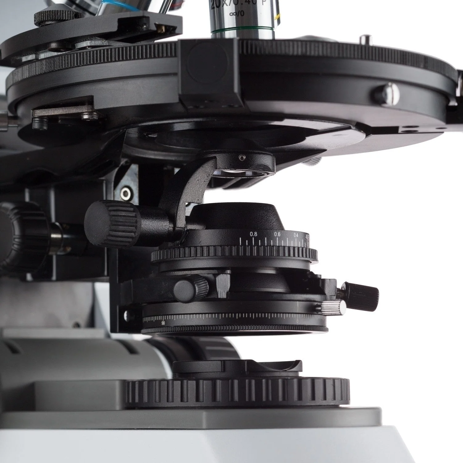 AmScope PZ620 Series Advanced Trinocular Compound Microscope with Dual Illumination Infinity-Corrected Polarizing Light and Optional Global Shutter Digital Camera - Image 4