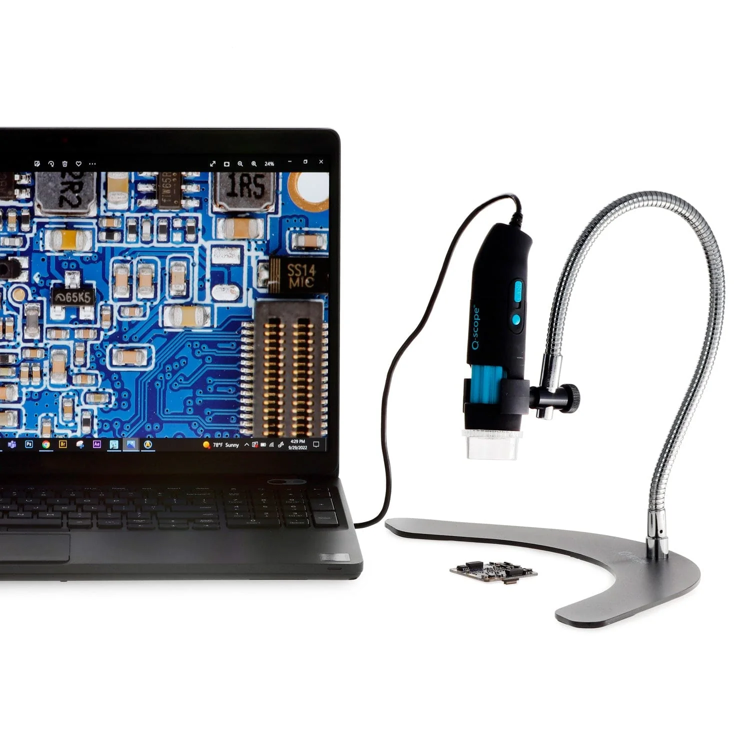 Amscope QS-20200-P-MS20 Digital Compound Microscope for Kids LCD Screen, Photo & Video Capture, STEM Learning - Image 4