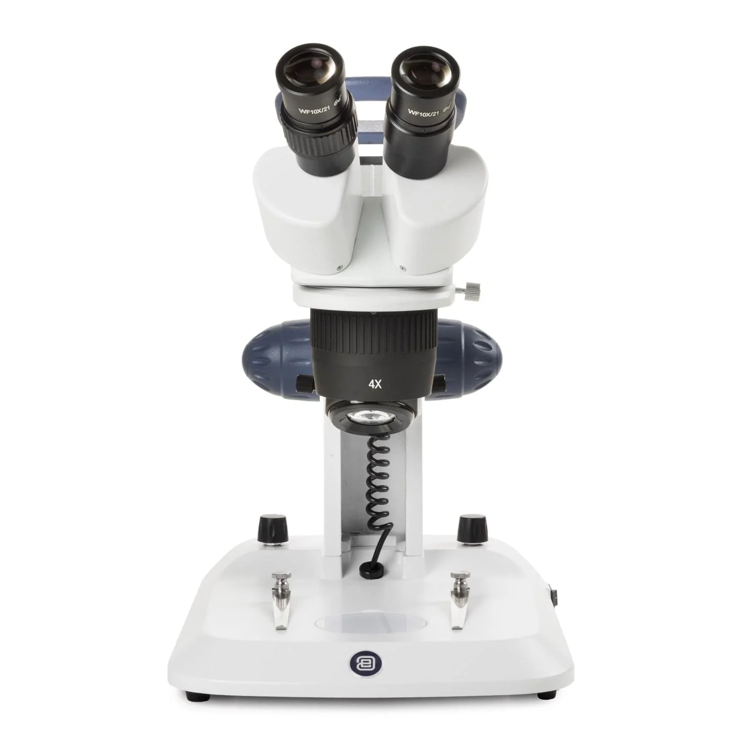 Euromex StereoBlue Series Binocular Stereo Microscope 20X-40X Magnification with 2X/4X Objective Lenses on Dual Illumination Track Stand - Image 4