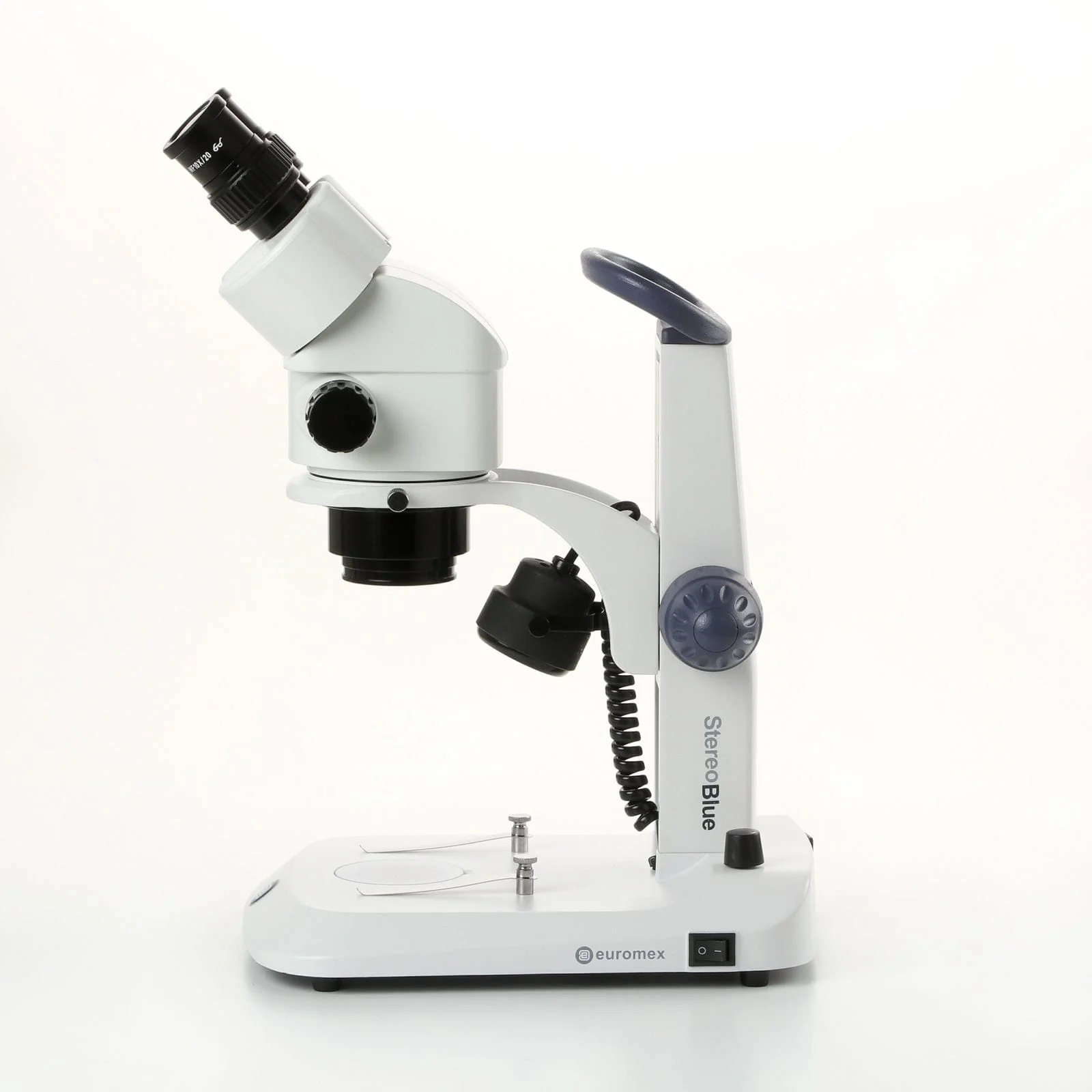 Euromex StereoBlue Series Binocular Laboratory and Higher Education Stereo Zoom Microscope on Rack and Pinion Track Stand - Image 3