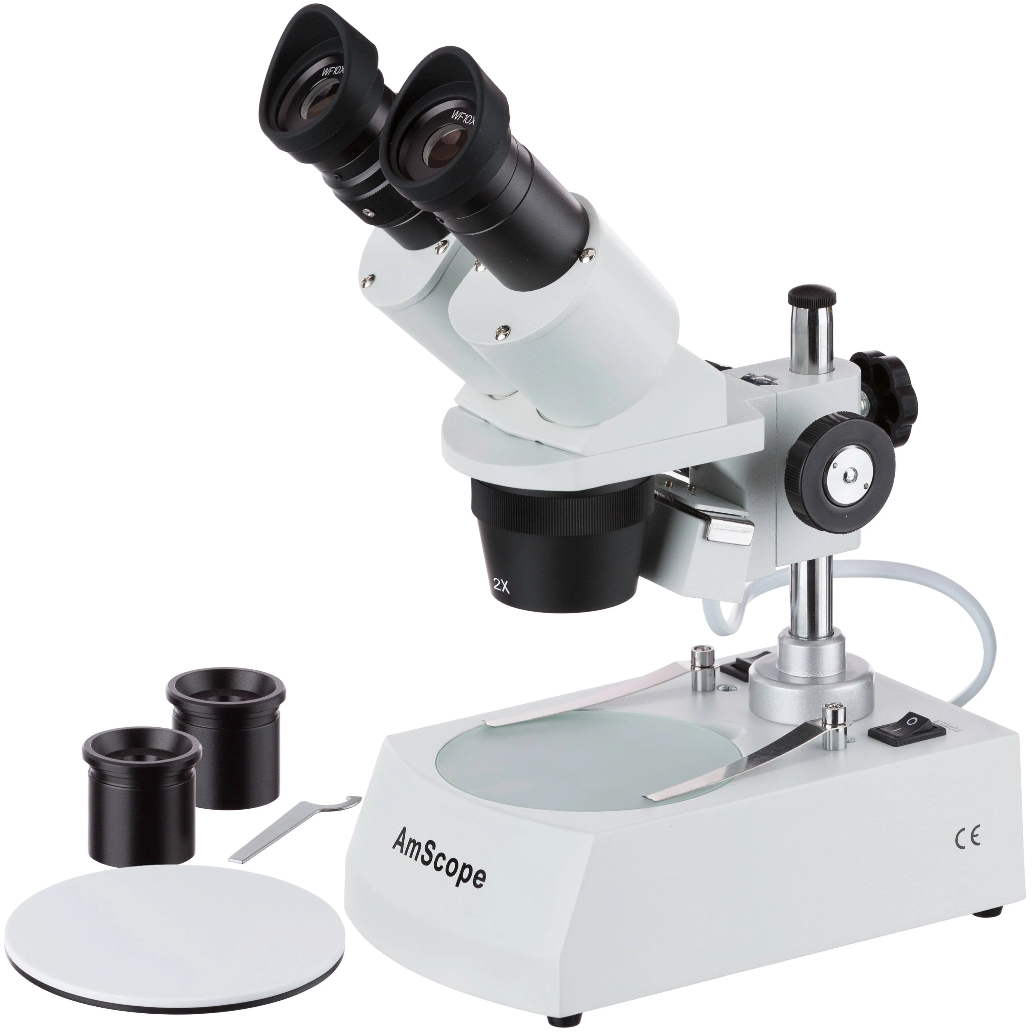 AmScope SE306 Series Student Stereo Microscope 20X-40X Magnification with Premium 9pc 3D Insect Specimen Kit, Nat Geo Insect Book and Optional Digital Camera - Image 6