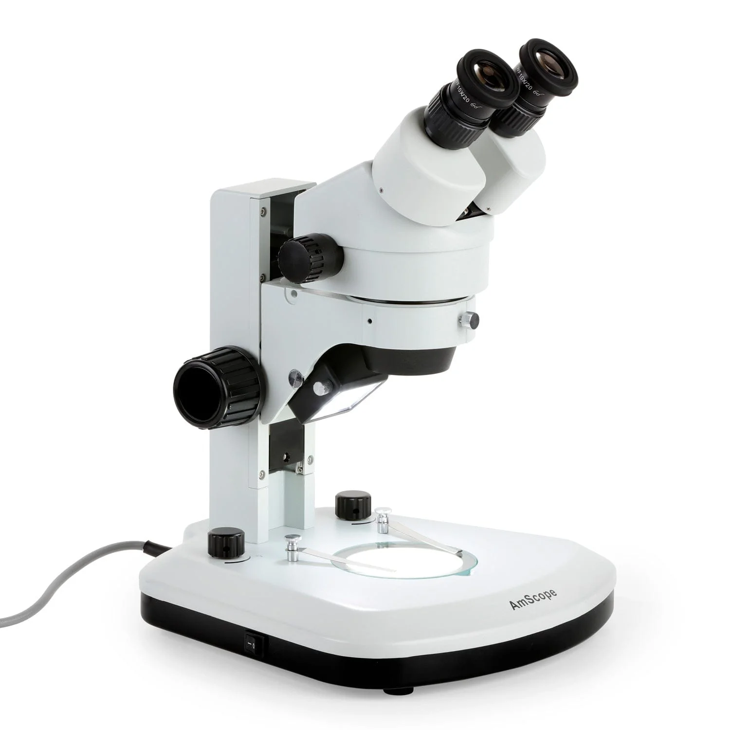 AmScope SM-1 Series Zoom Binocular Stereo Microscope with Optional Digital Camera on Track Stand - Image 10