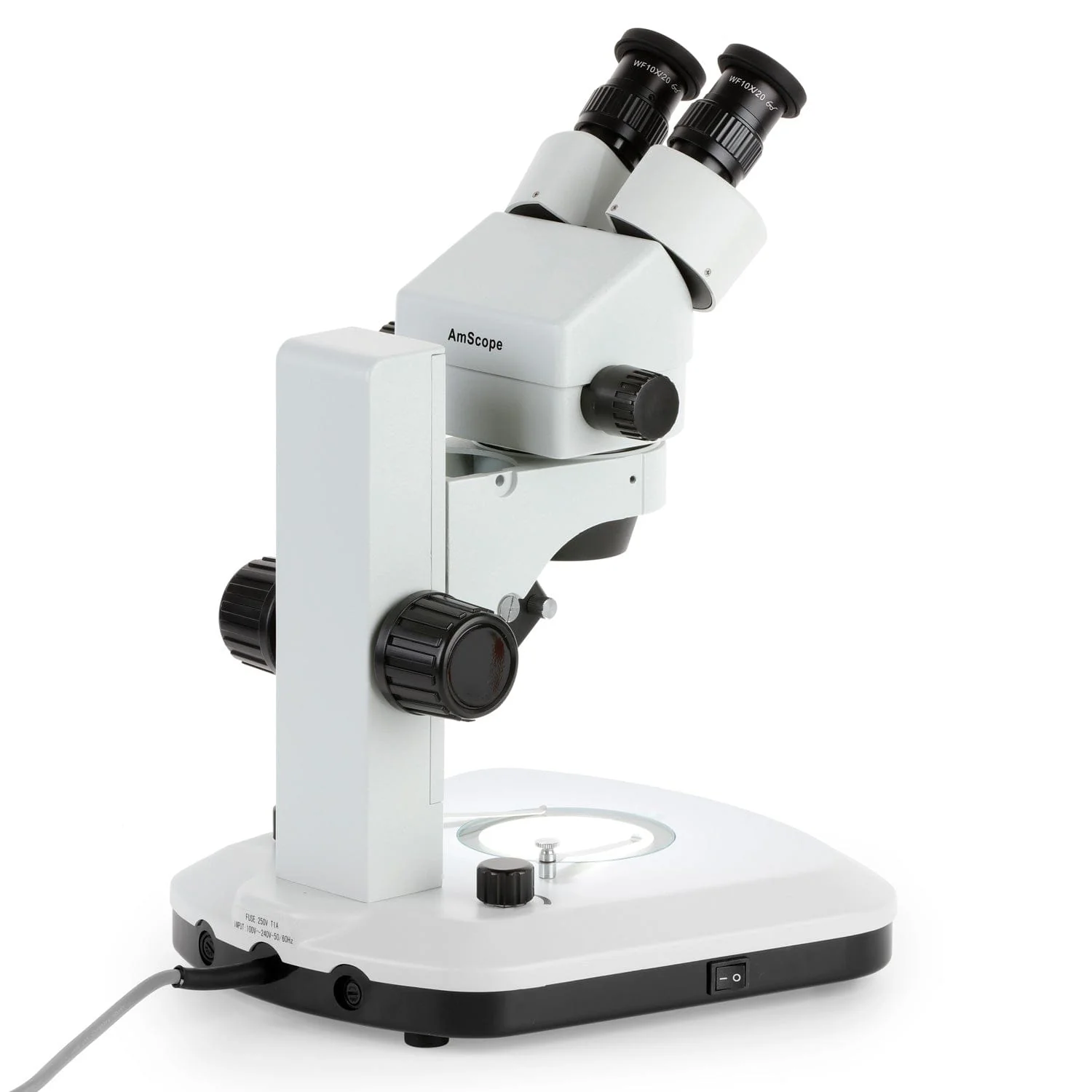 AmScope SM-1 Series Zoom Binocular Stereo Microscope with Optional Digital Camera on Track Stand - Image 6