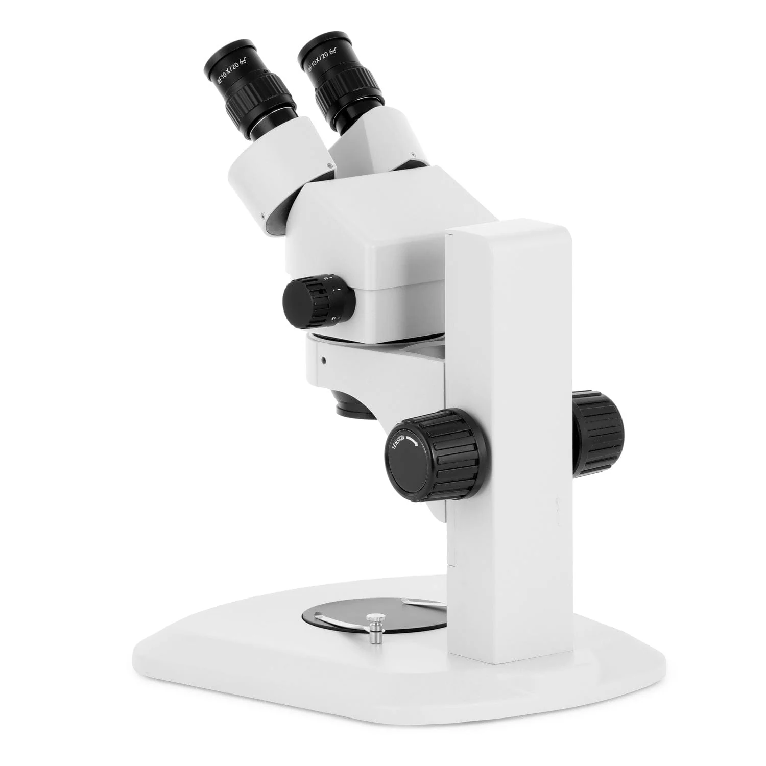 AmScope SM-1 Series Super Widefield Zoom Binocular Stereo Microscope with 150W Halogen Dual Fiber Gooseneck Lights and Optional Digital Camera on Track Stand - Image 10