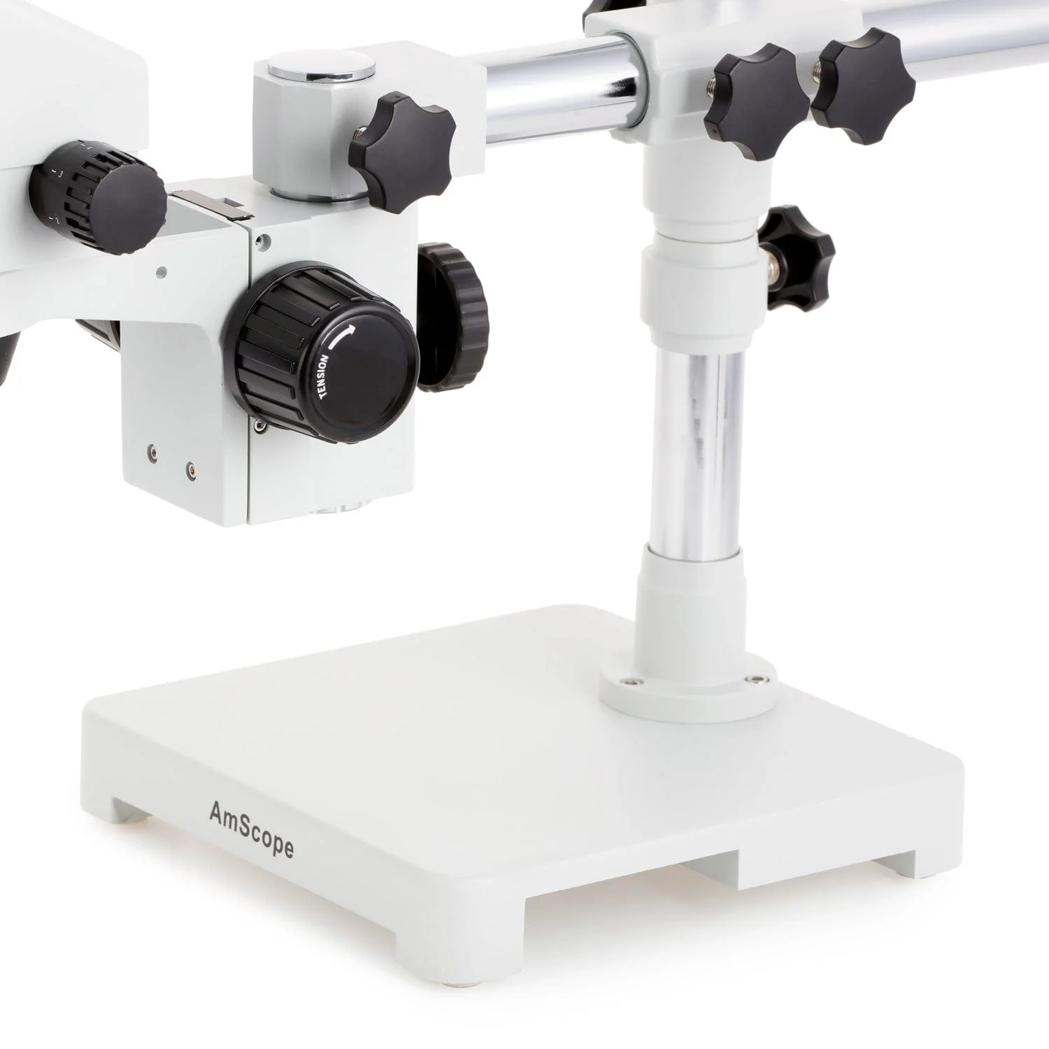 AmScope SM-3T Series Trinocular Zoom Stereo Microscope with Optional Auto Focus Camera on Single Arm Boom Stand - Image 13
