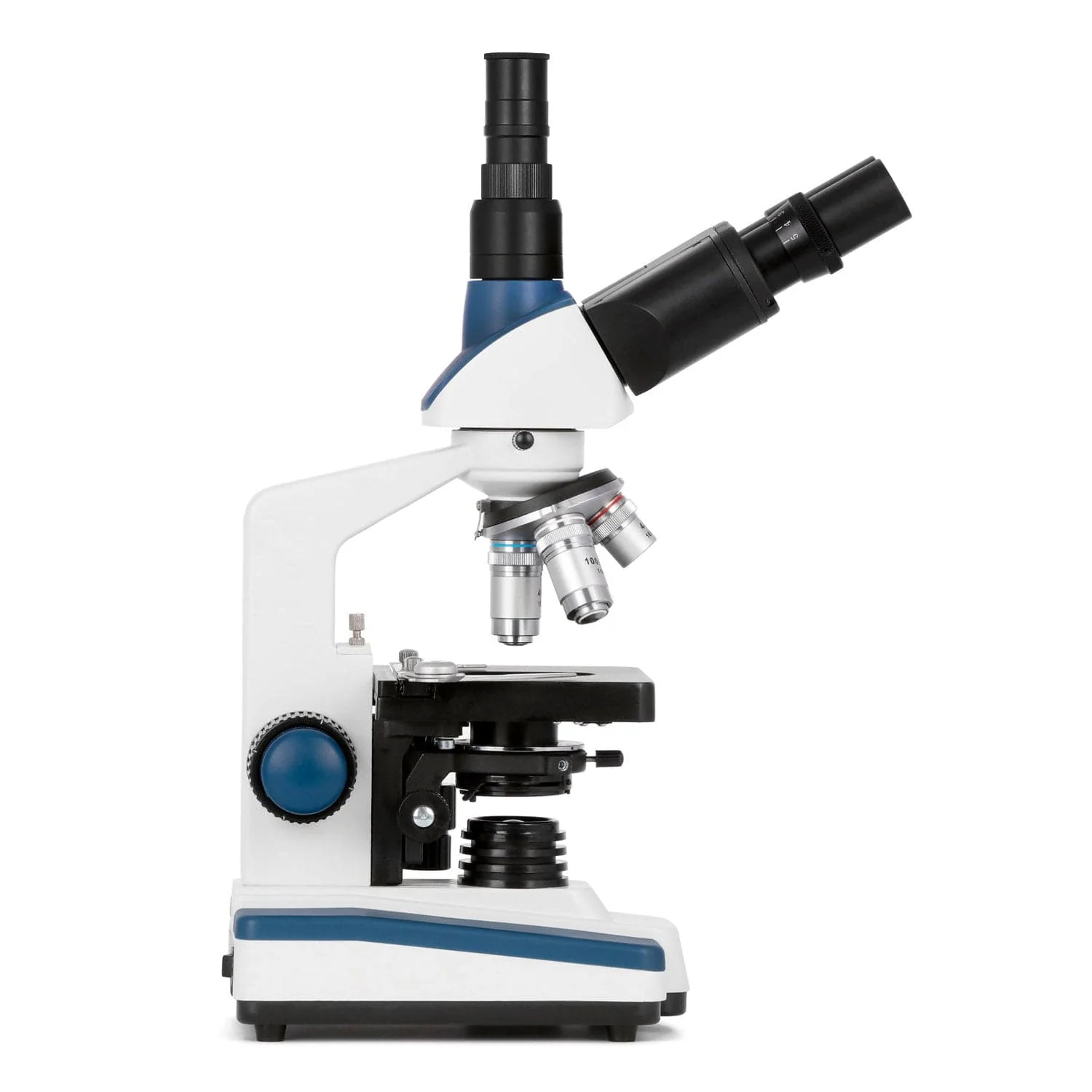 AmScope T120 Series Student and Professional LED Trinocular Compound Microscope with 3d Mechanical Stage and HDMI Camera - Image 5