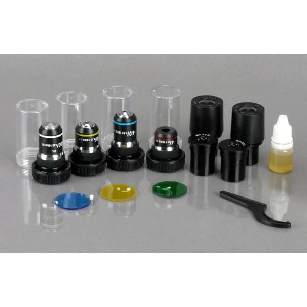 AmScope T340 Series Trinocular Compound Microscope with 3W LED, 3D Mechanical Stage and Optional Digital Camera - Image 12