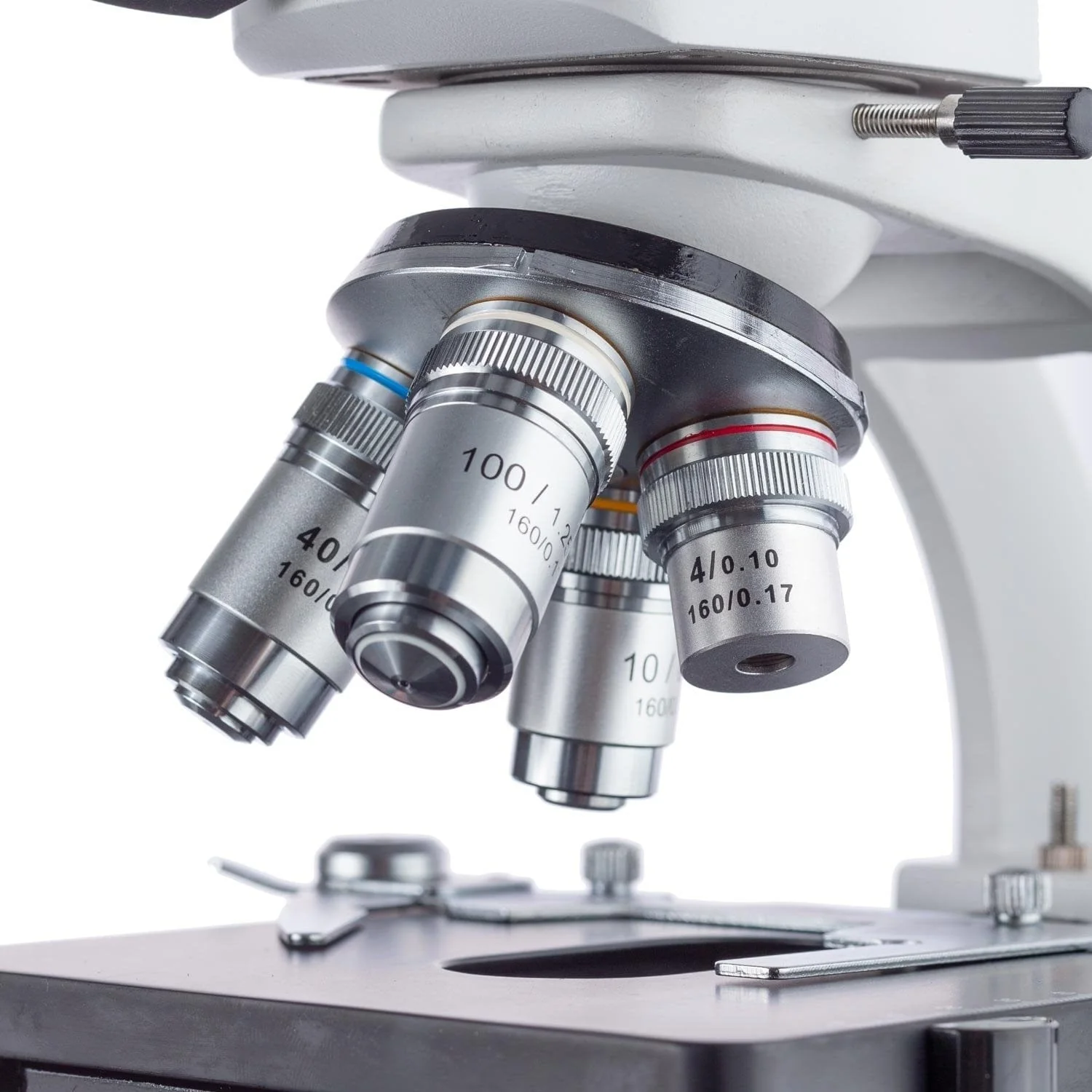 AmScope T380 Series Siedentopf Biological Trinocular Compound Microscope with 1W LED, Modern Ergonomic Design, 3D Mechanical Stage and Optional Digital Camera - Image 8