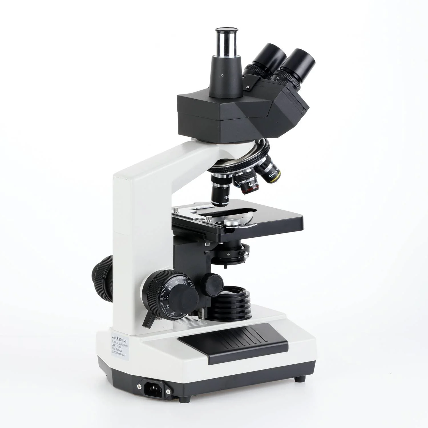 AmScope T390 Series Trinocular Biological Compound Microscope 40X-2500X Magnification with HD Recording Camera - Image 3